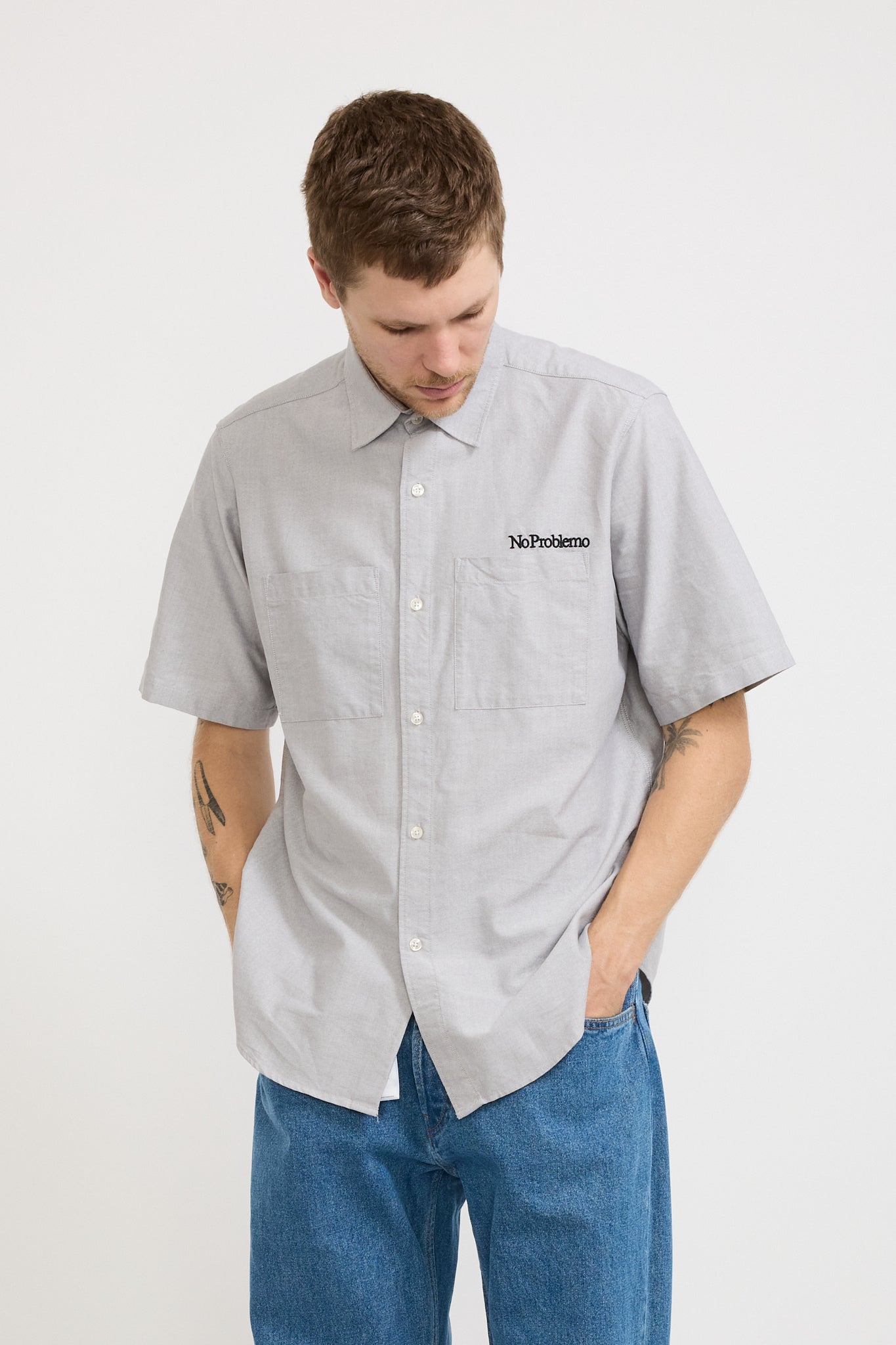 SS Uniform Shirt Grey