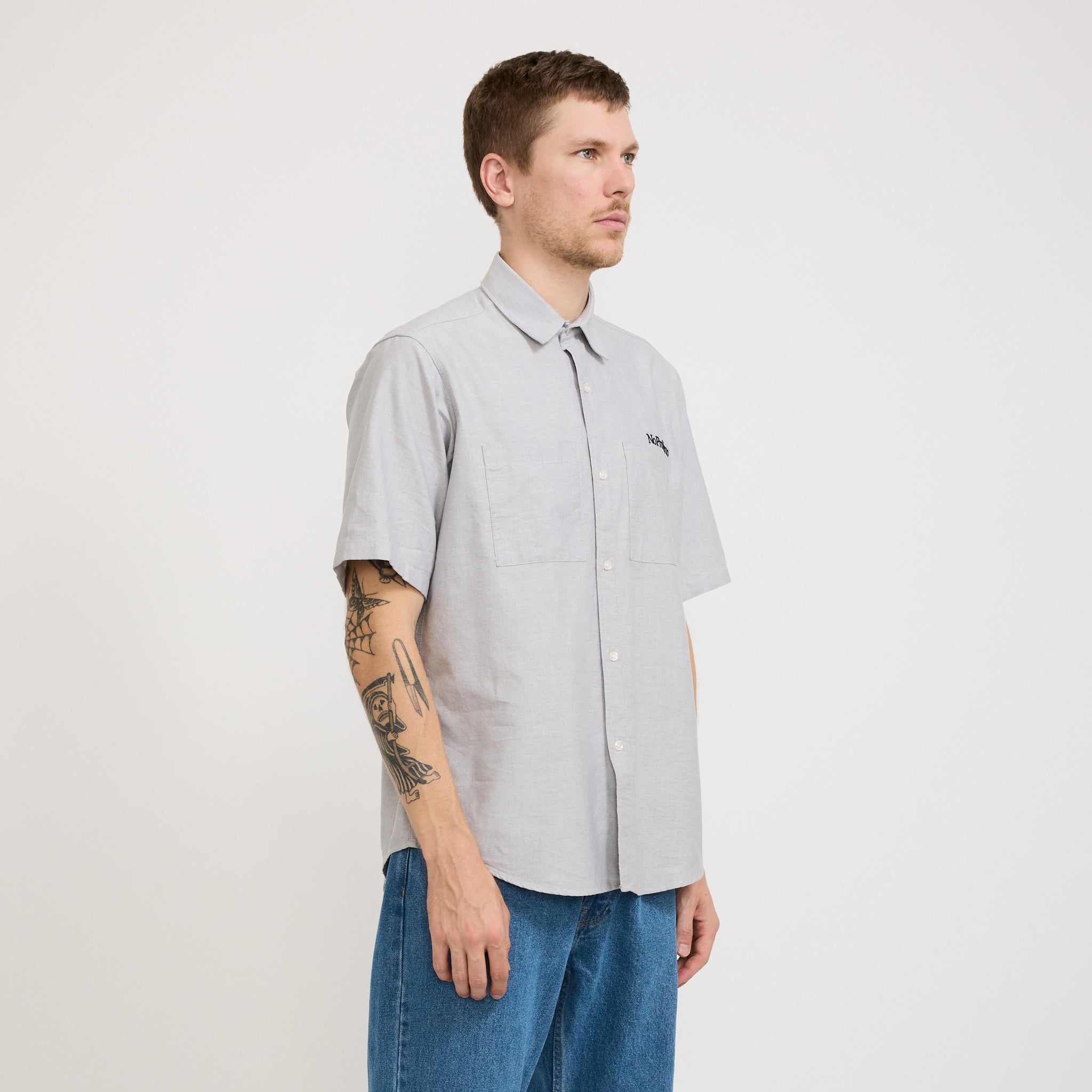 No Problemo | SS Uniform Shirt Grey | Maplestore