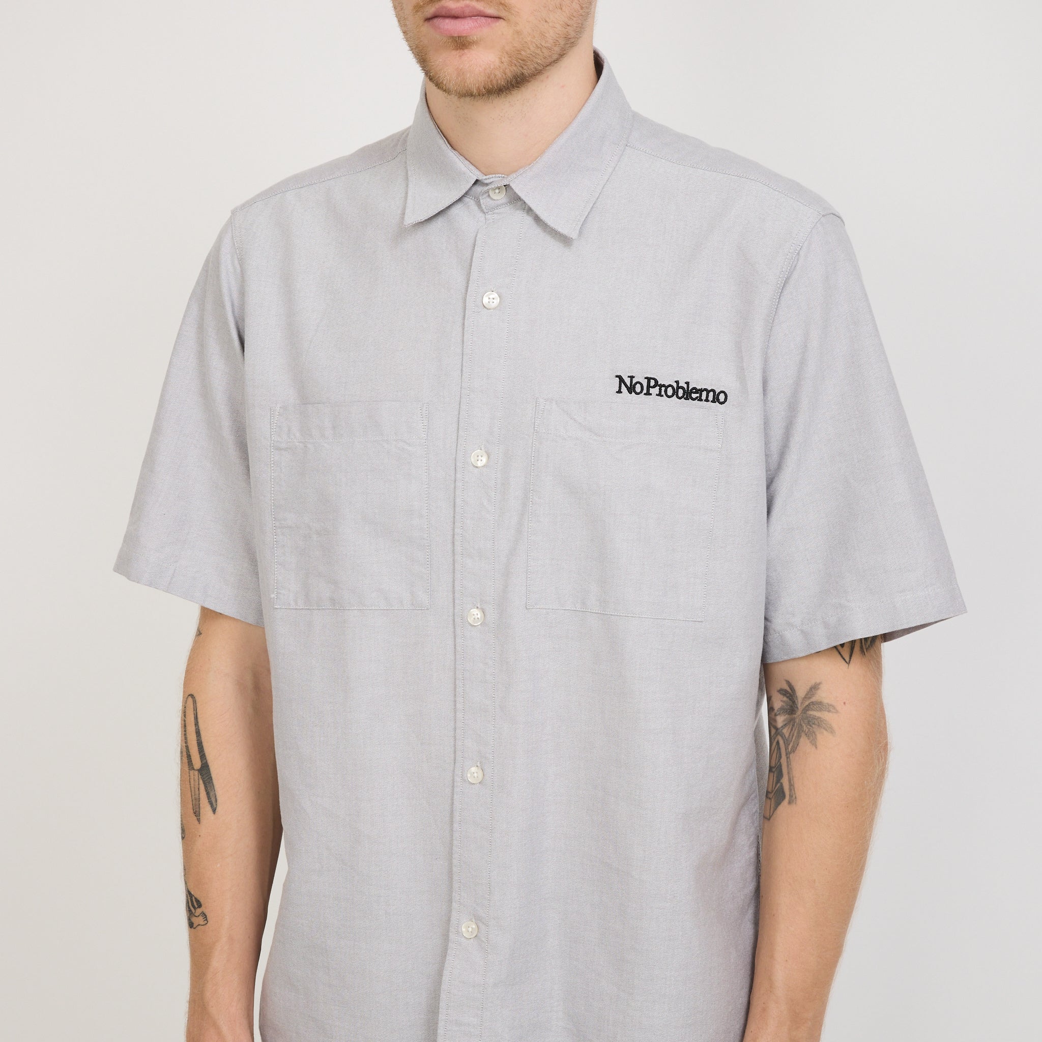 No Problemo | SS Uniform Shirt Grey | Maplestore