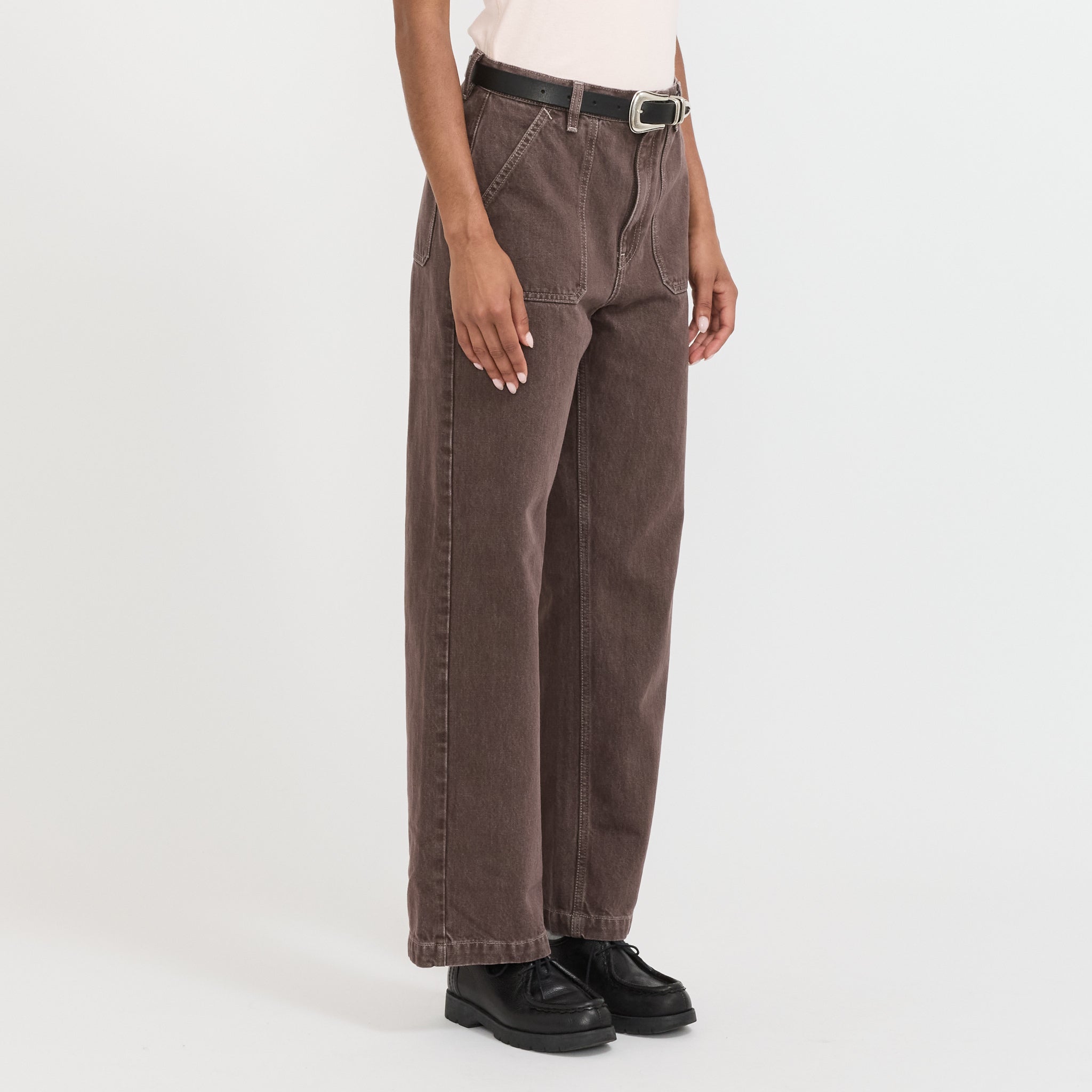 Nudie Jeans Co. | Asta Workwear Pants Brown | Maplestore