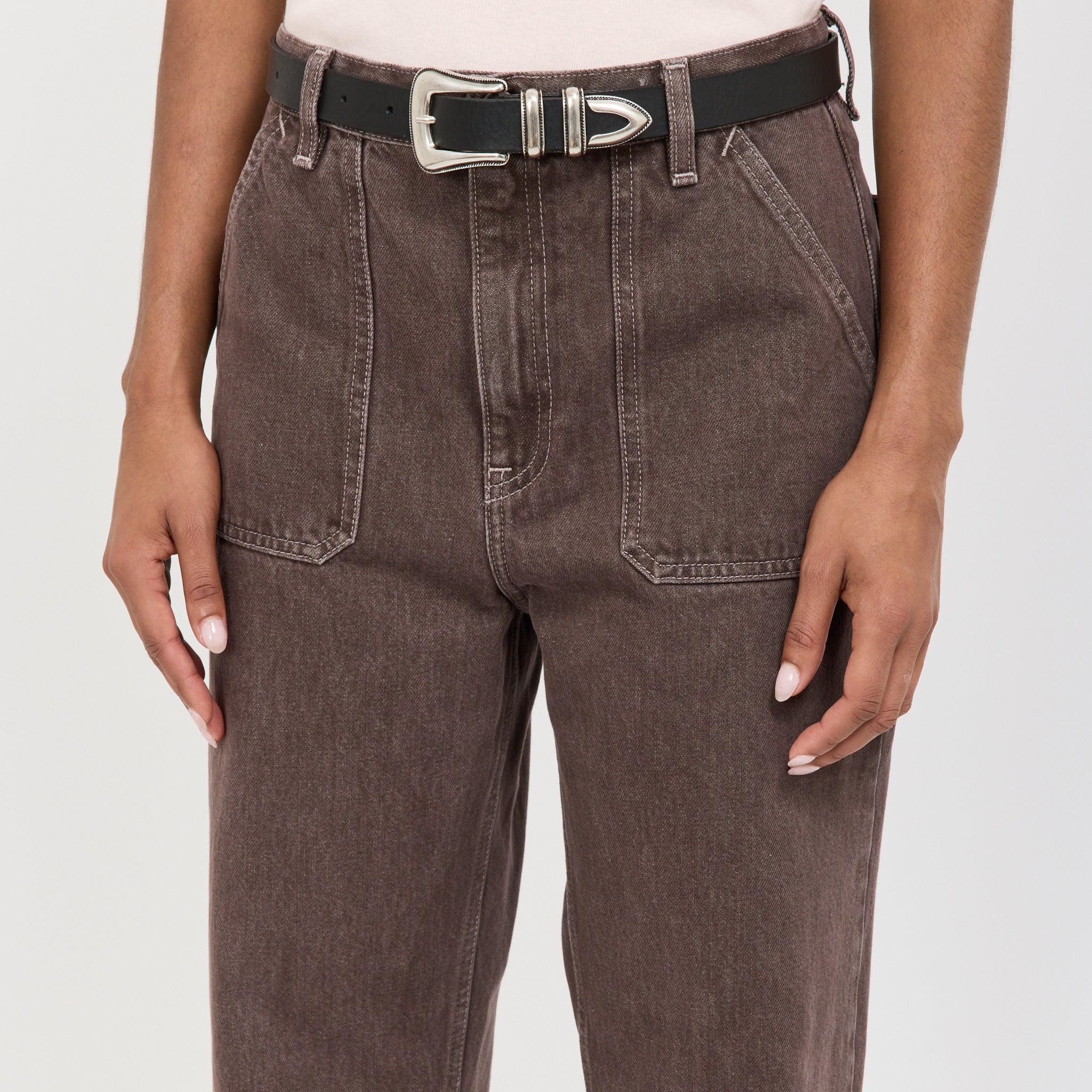 Nudie Jeans Co. | Asta Workwear Pants Brown | Maplestore