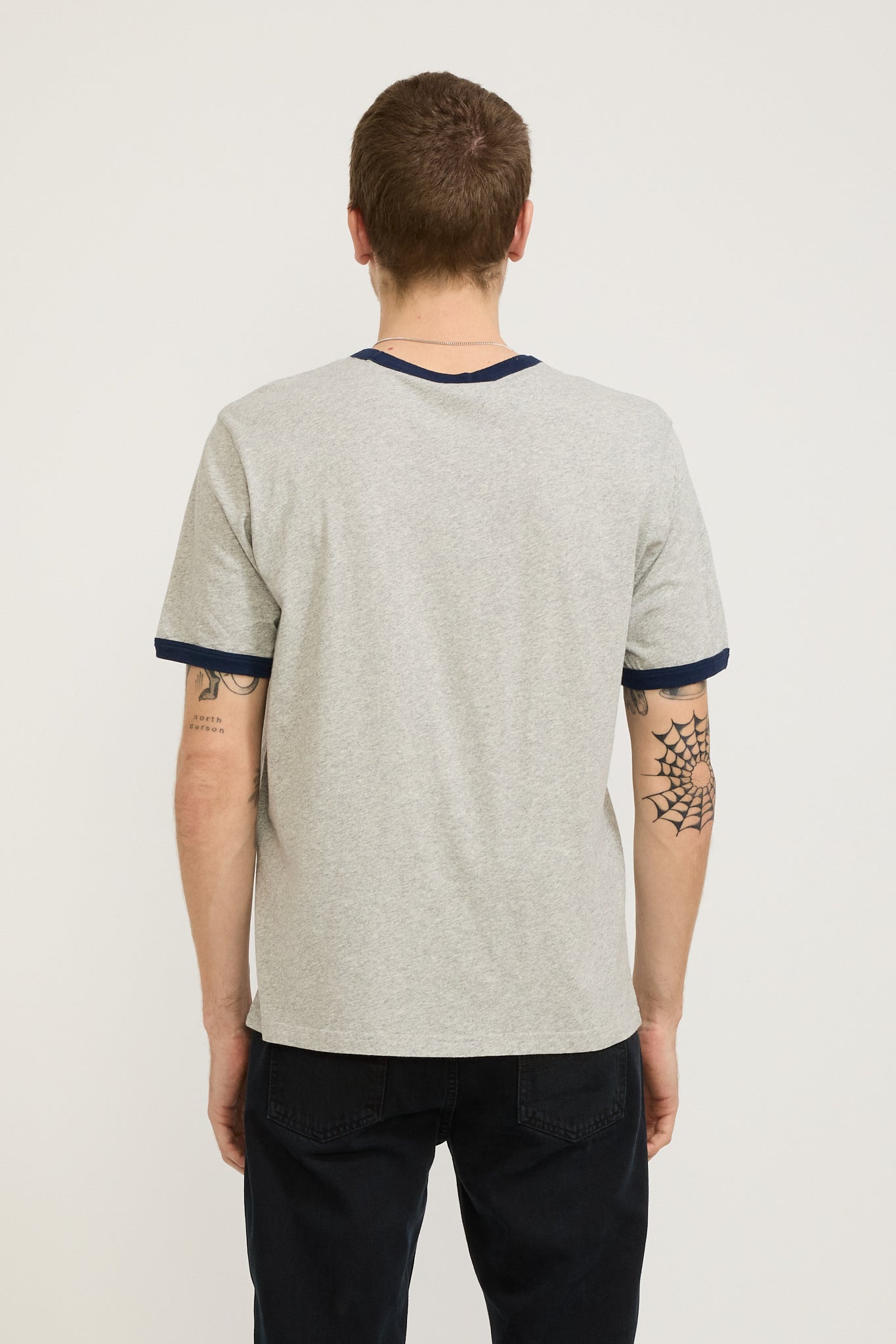 Nudie Jeans Co. | Ricky Bad At Sport T-Shirt Grey Melange | Maplestore