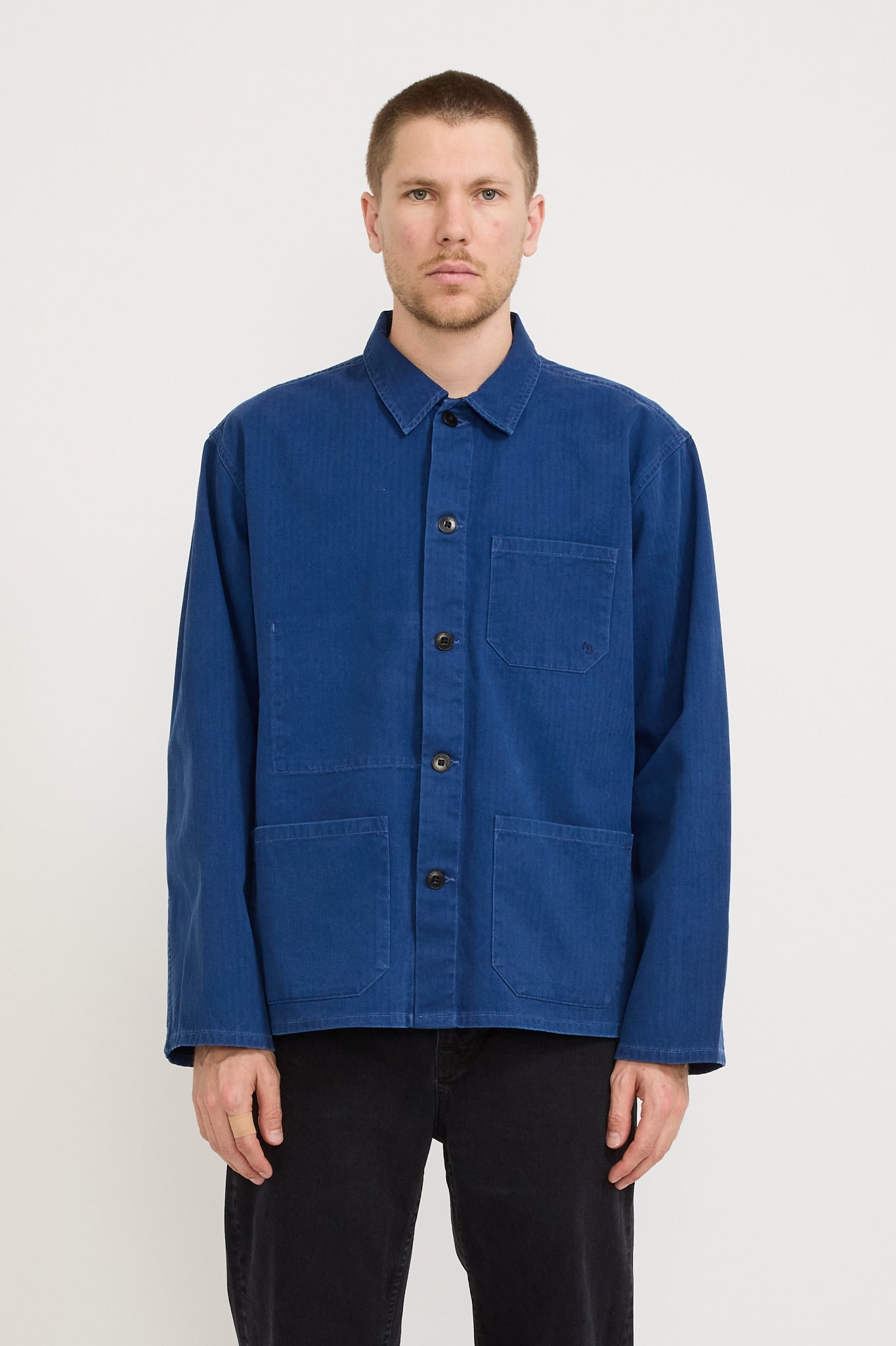 Buddy Herringbone Chore Jacket Blue