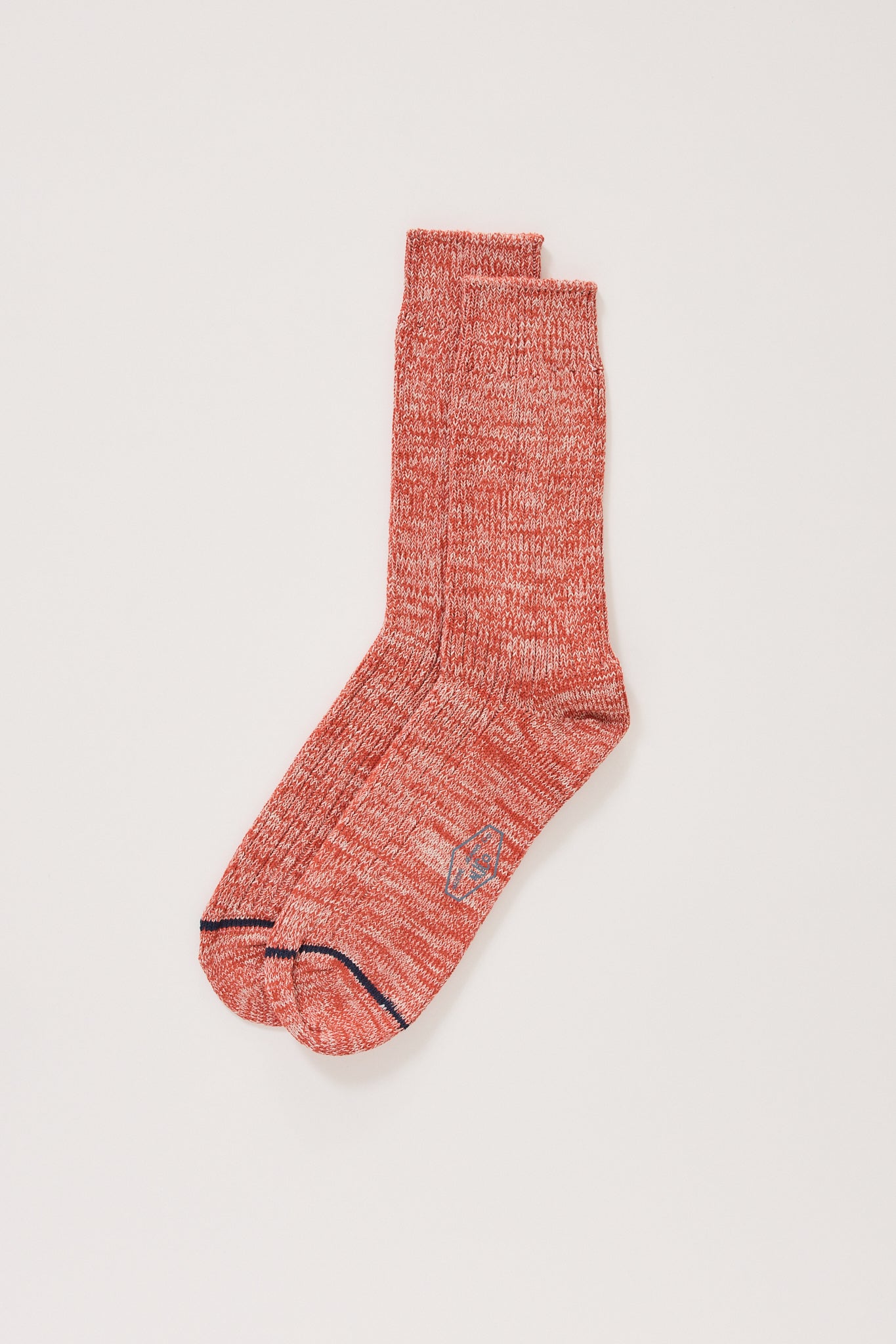 Nudie Jeans Co. | Chunky Socks Red Melange | Maplestore