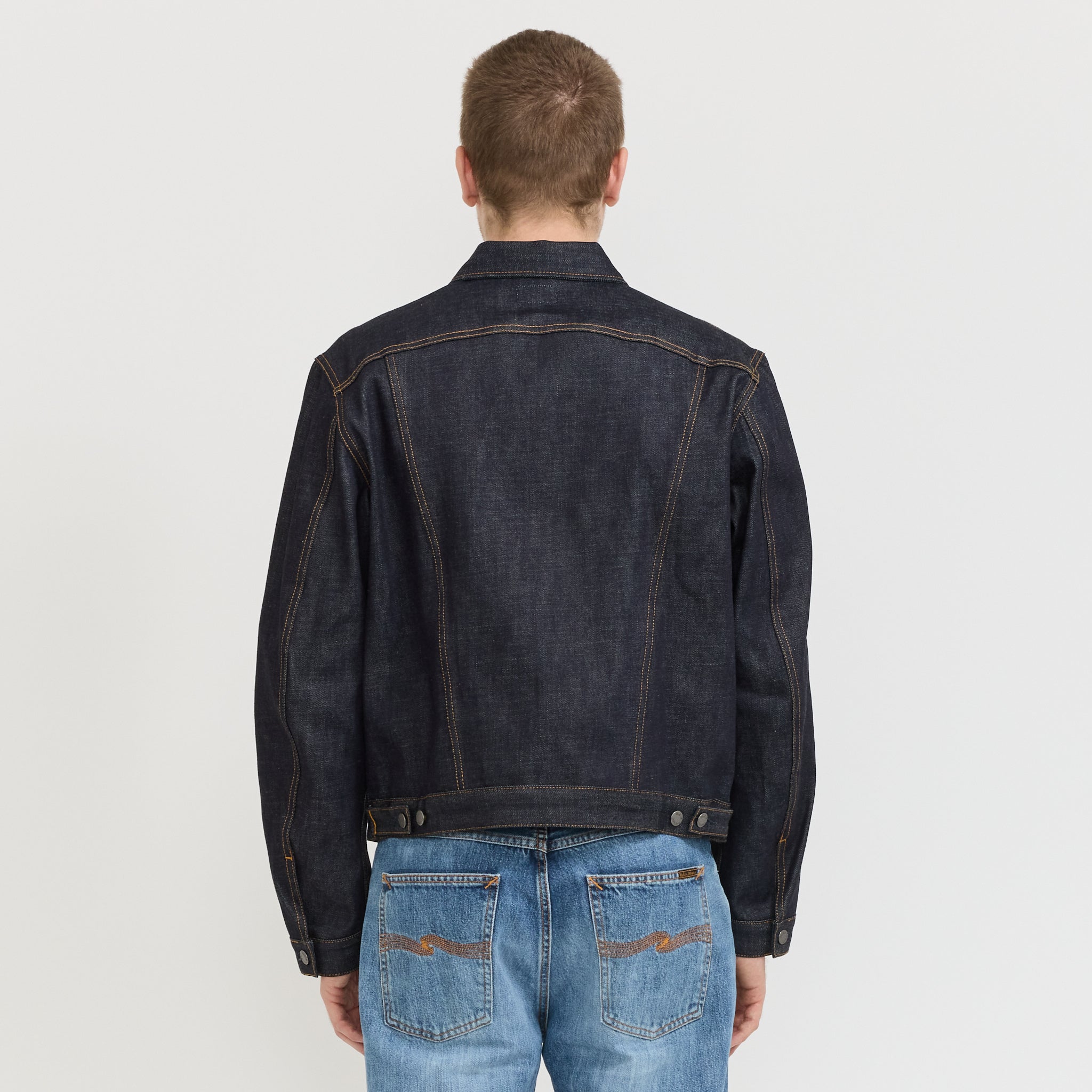 Danny Ace Selvage Denim Jacket Dry Blue
