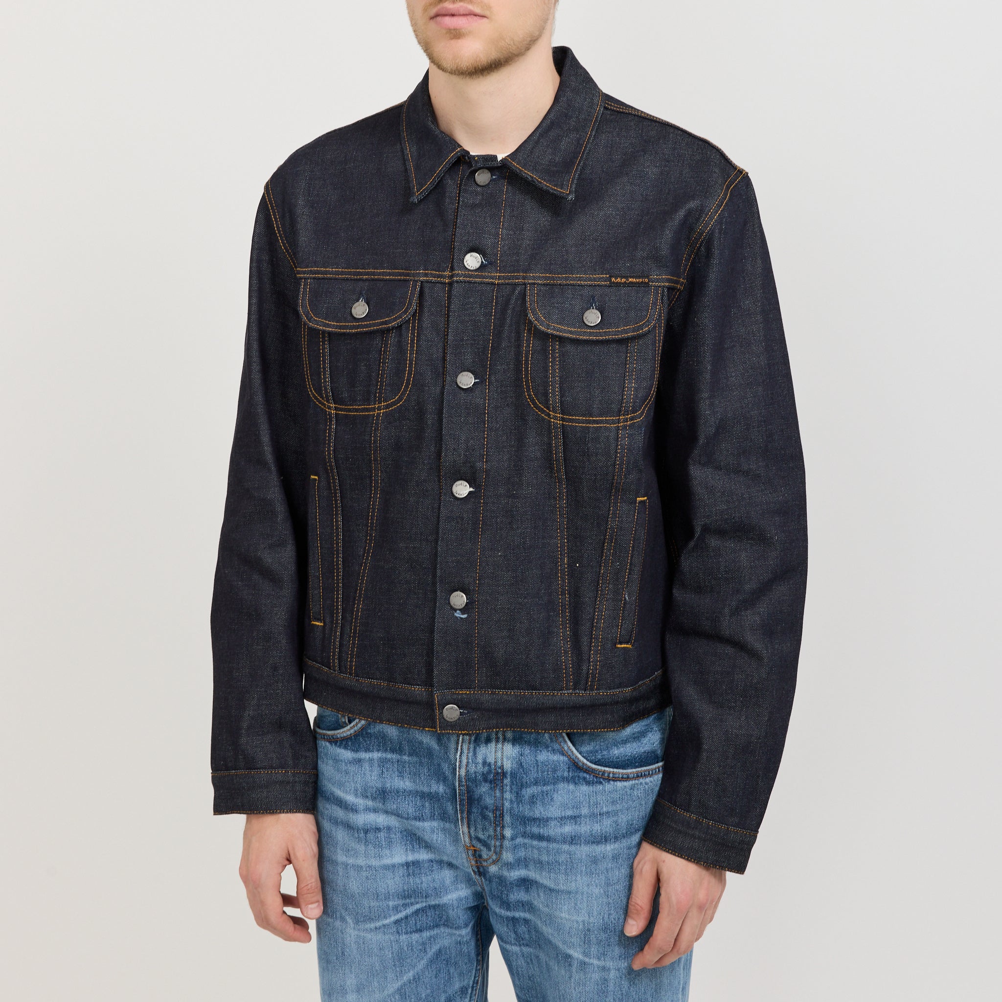 Danny Ace Selvage Denim Jacket Dry Blue