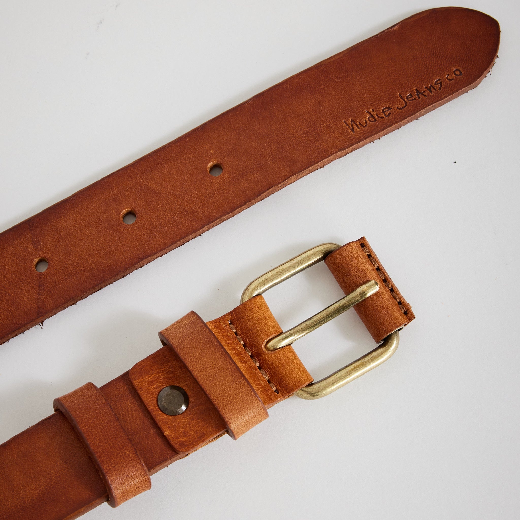 Dwayne Leather Belt Toffee Brown