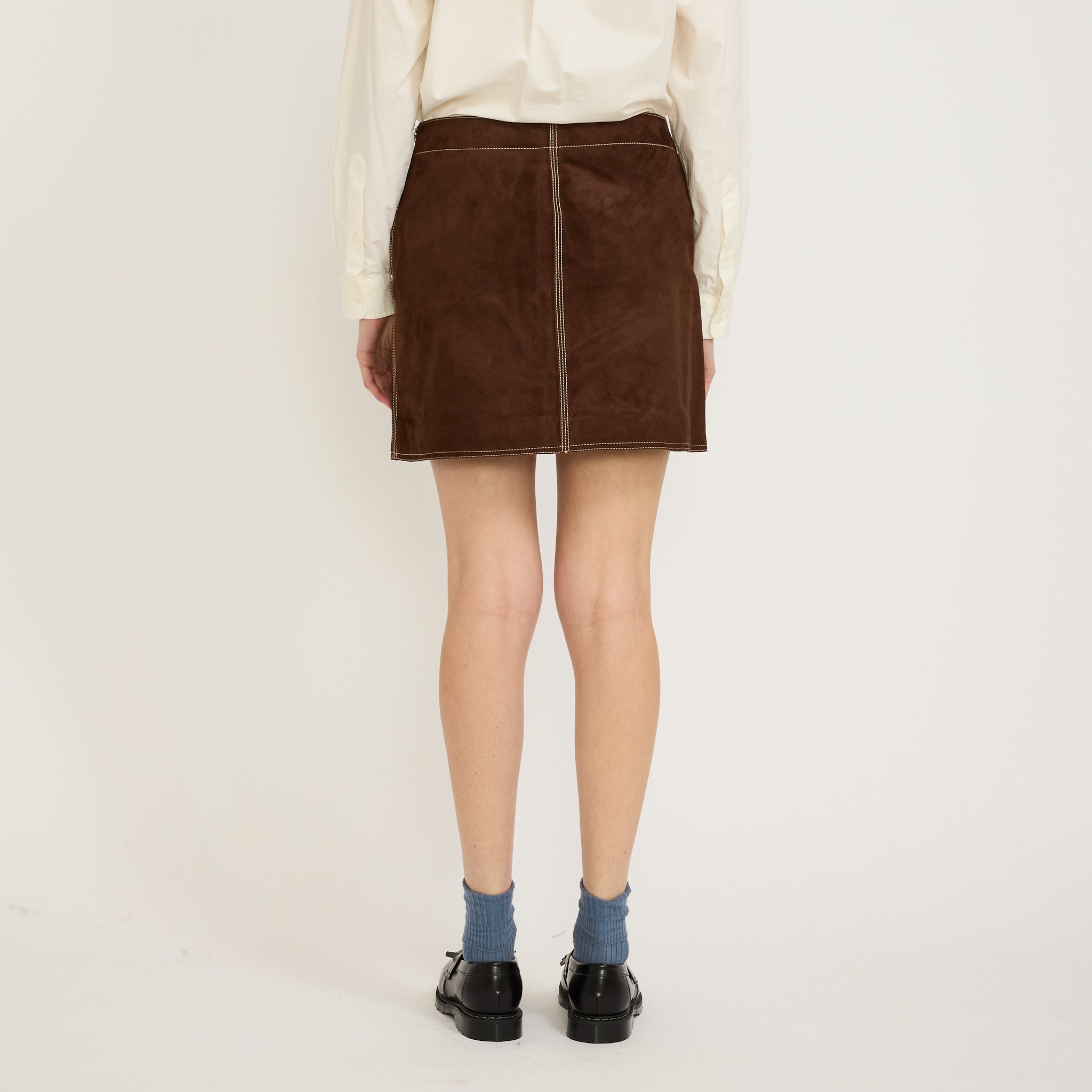 Elvy Western Suede Skirt Bruno
