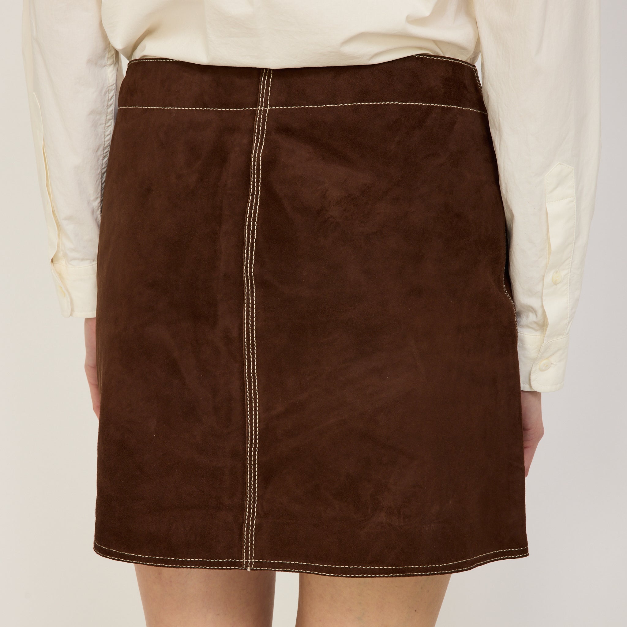 Elvy Western Suede Skirt Bruno