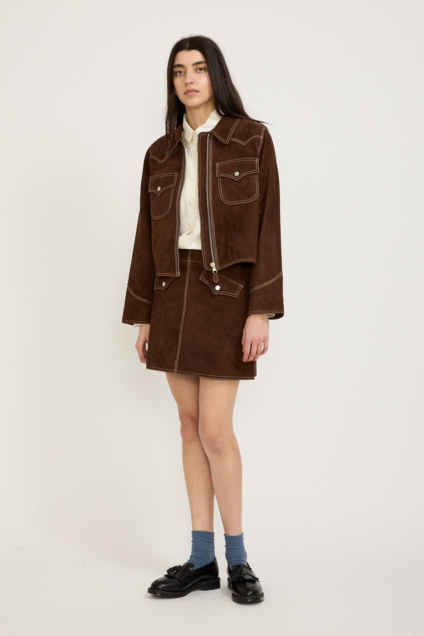 Anja Western Suede Jacket Bruno