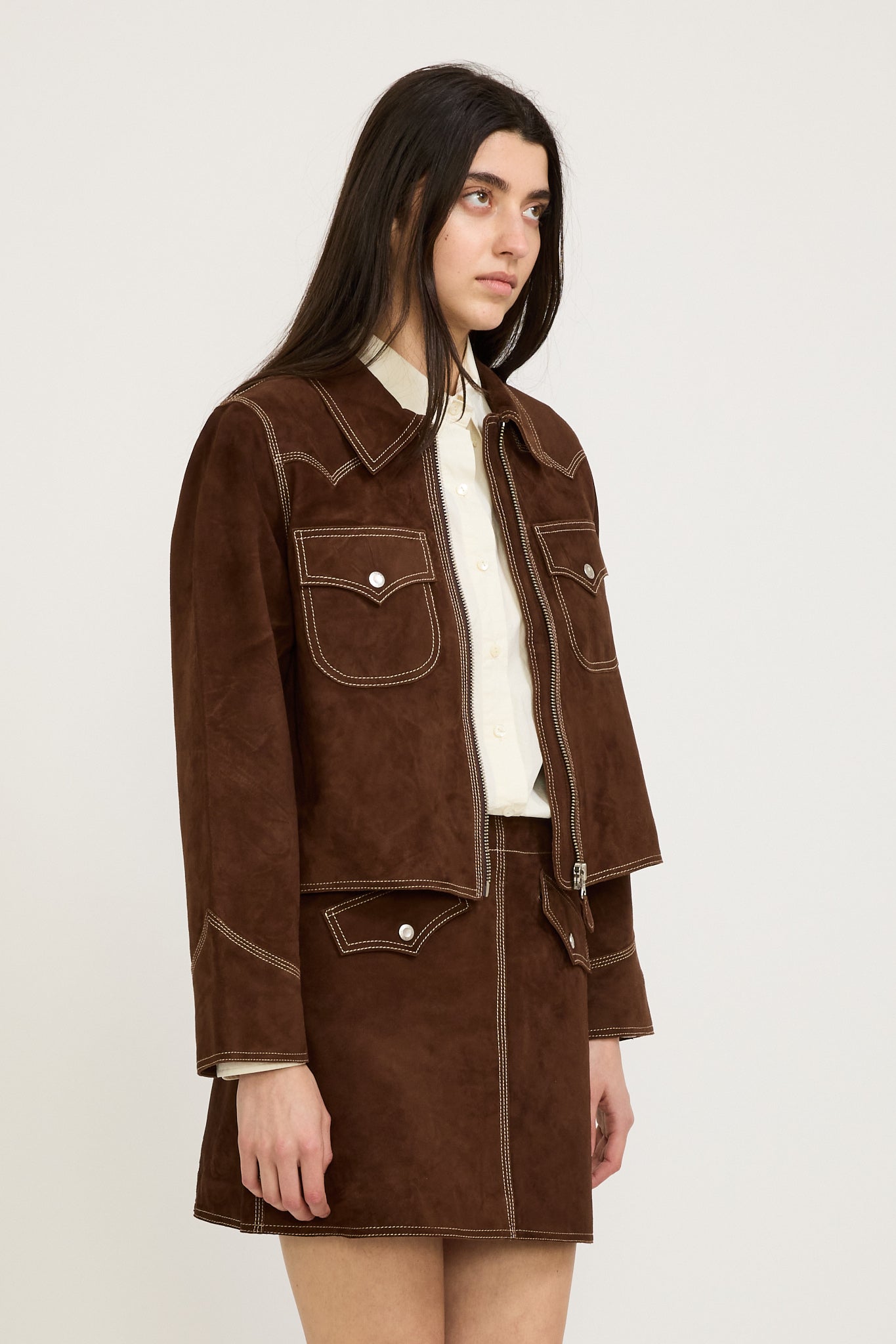 Anja Western Suede Jacket Bruno