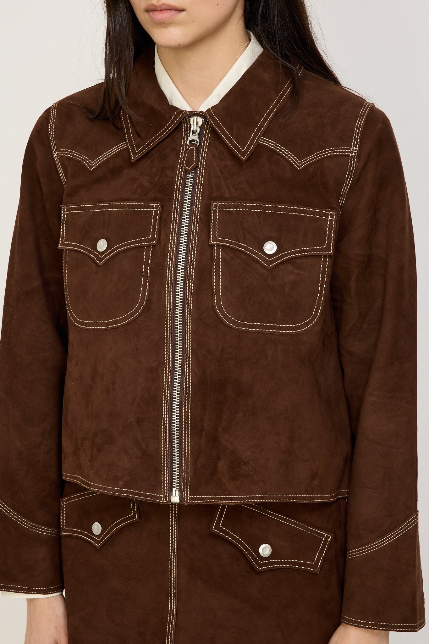 Anja Western Suede Jacket Bruno