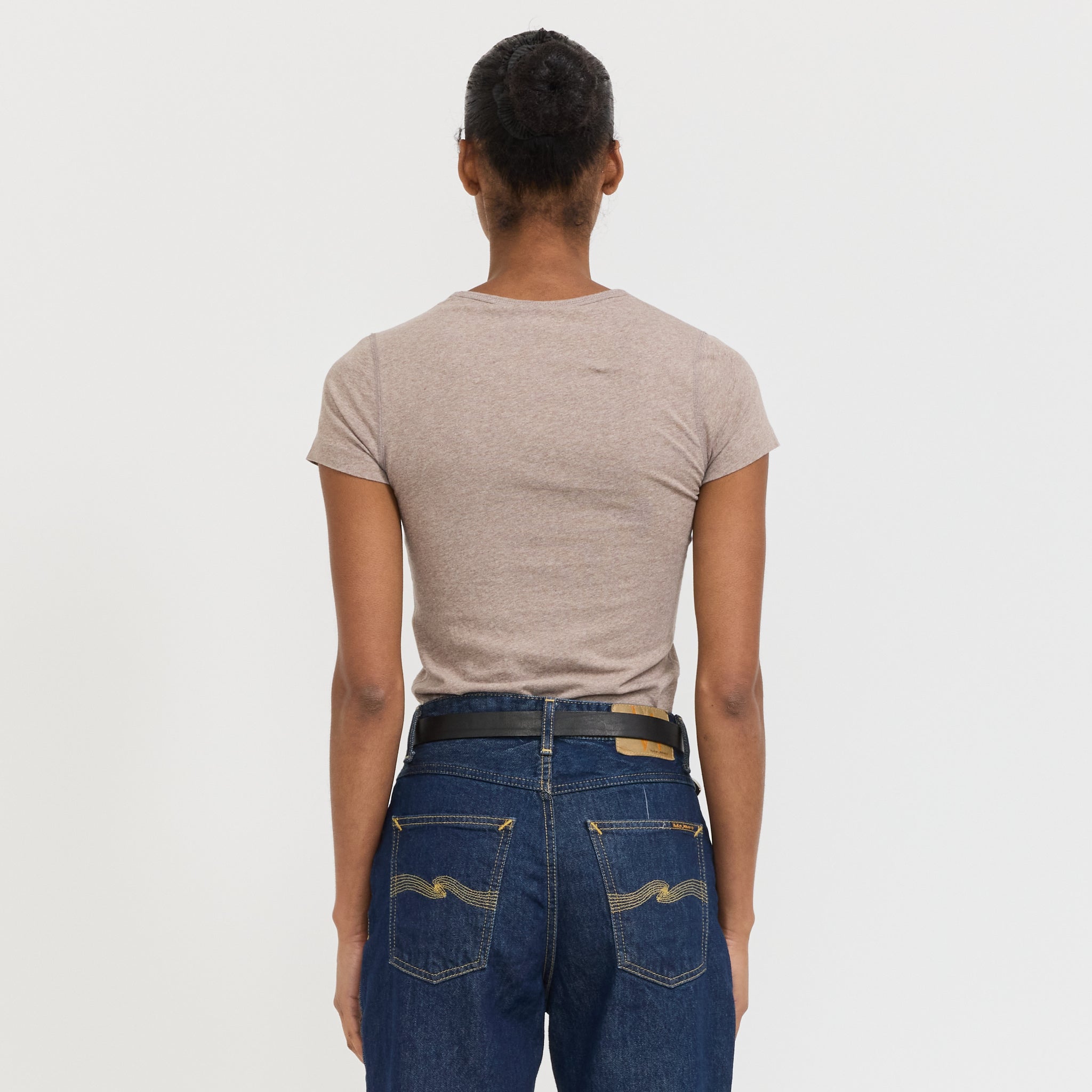 Eve Scratchy Dog T-Shirt Beige Melange