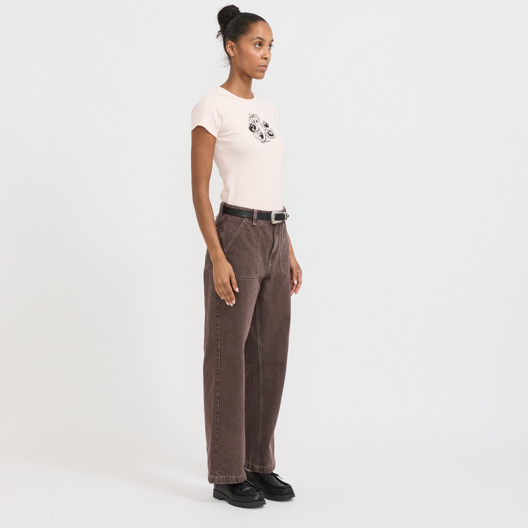 Nudie Jeans Co. | Eve T-Shirt Knock-Topus Pink | Maplestore