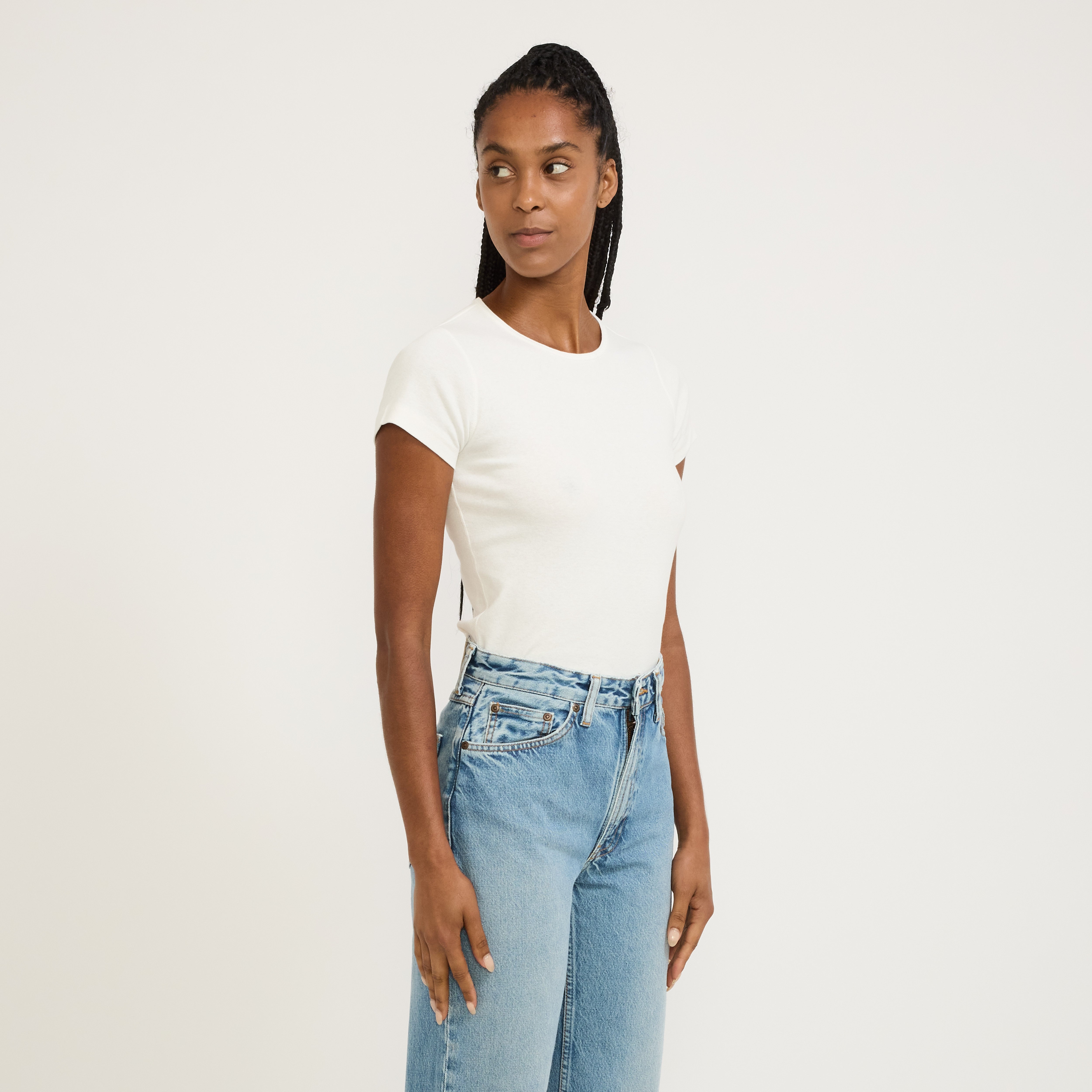 Nudie Jeans Co. | Eve T-Shirt Off White | Maplestore