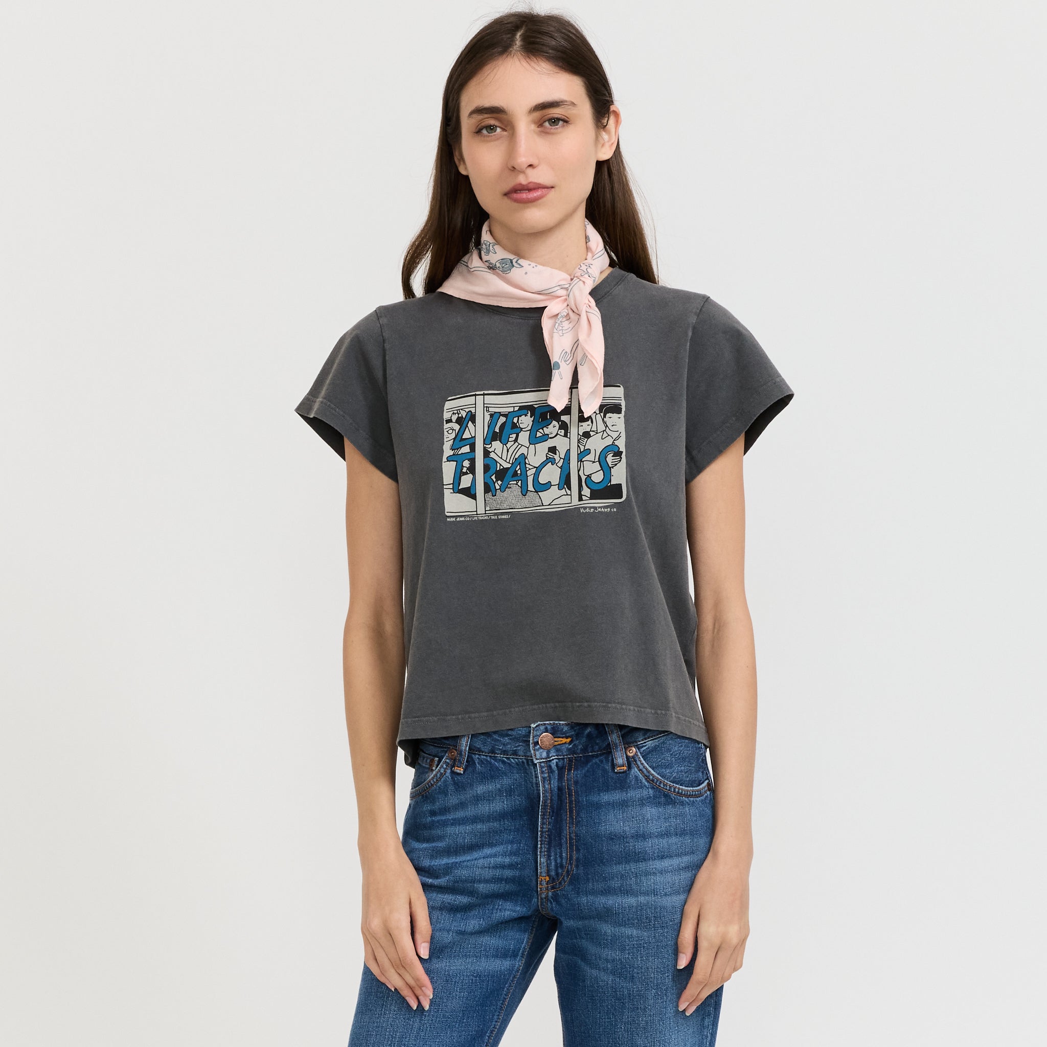 Frankie T-Shirt Life Tracks II Antracite