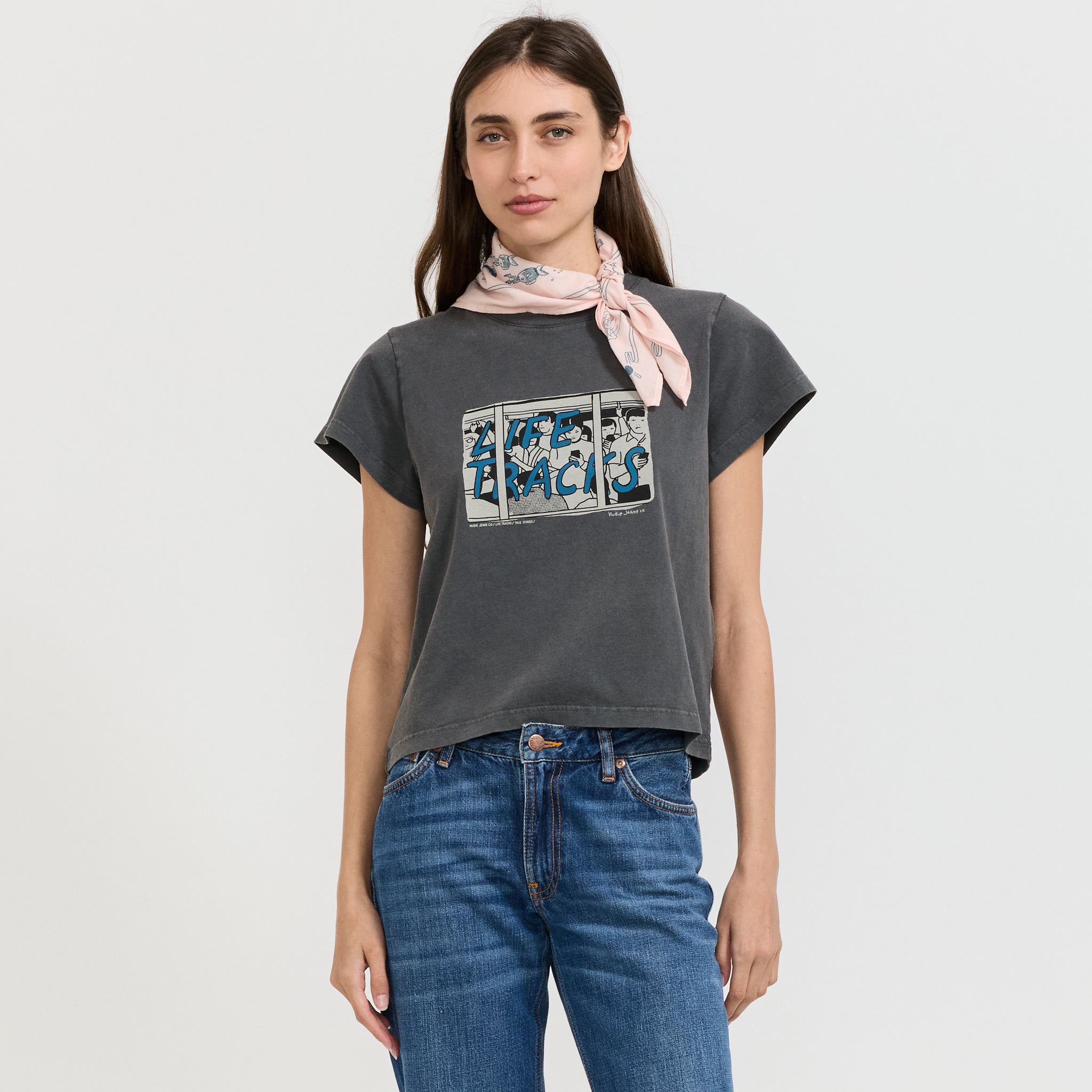 Frankie T-Shirt Life Tracks II Antracite