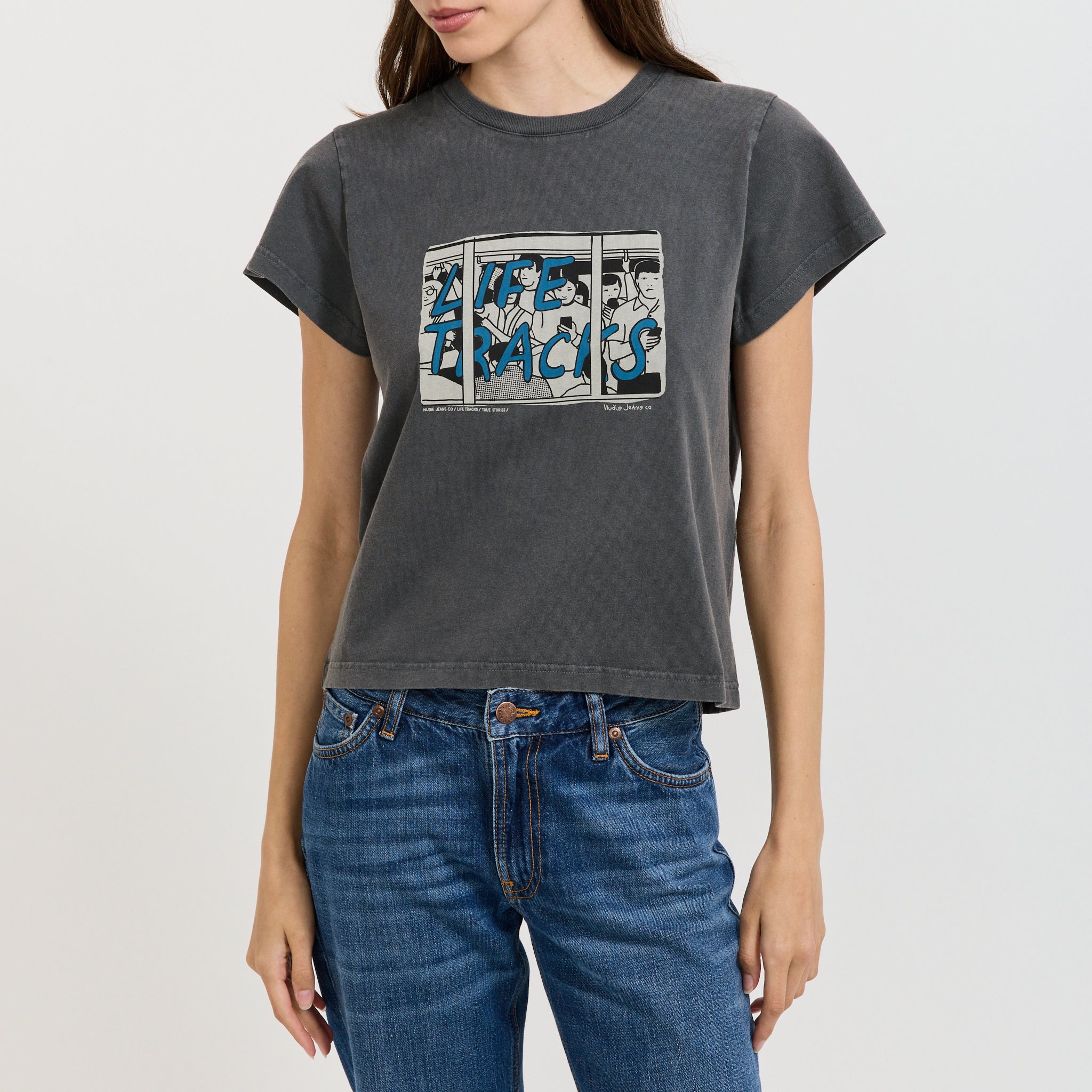 Frankie T-Shirt Life Tracks II Antracite