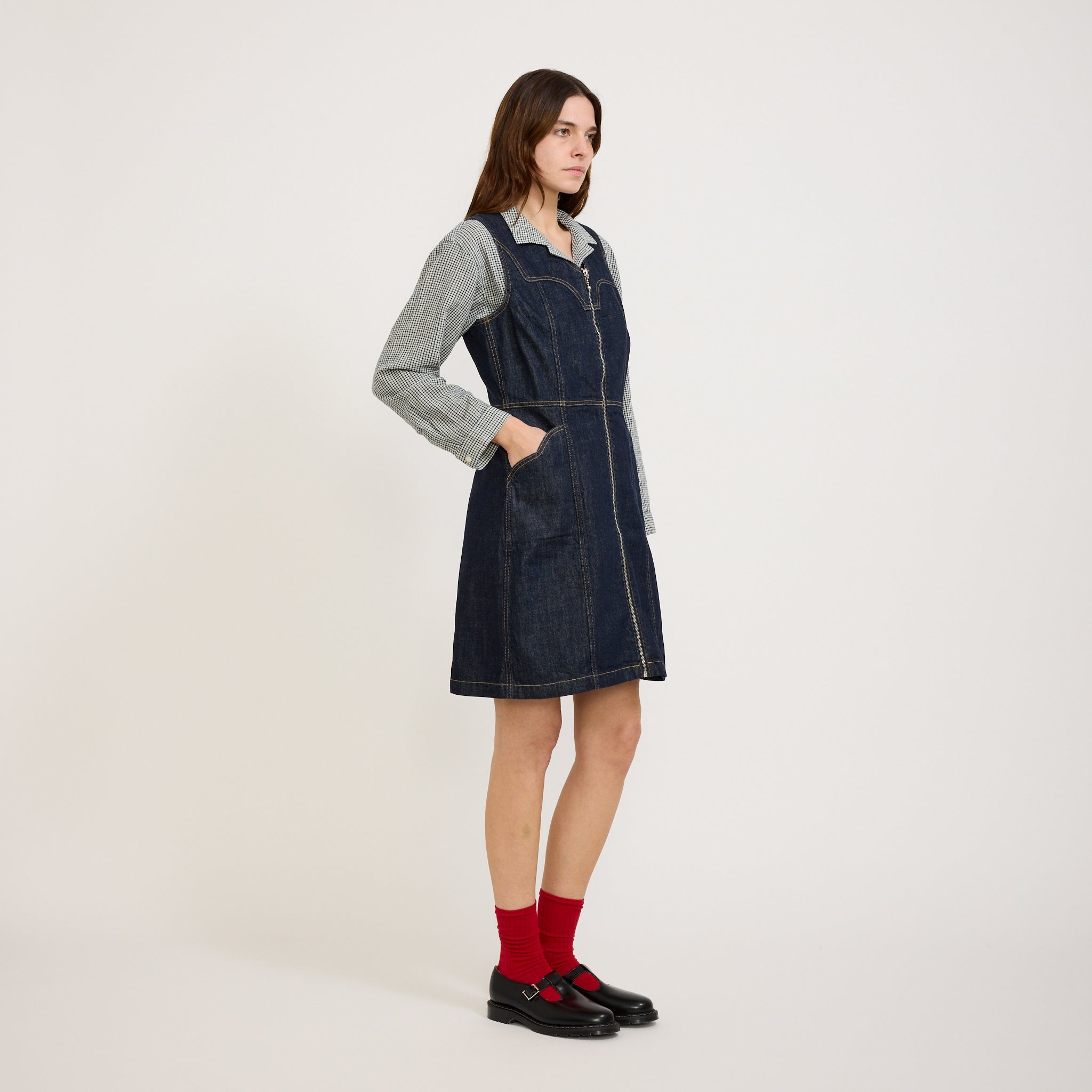 Ina Denim Dress One Wash