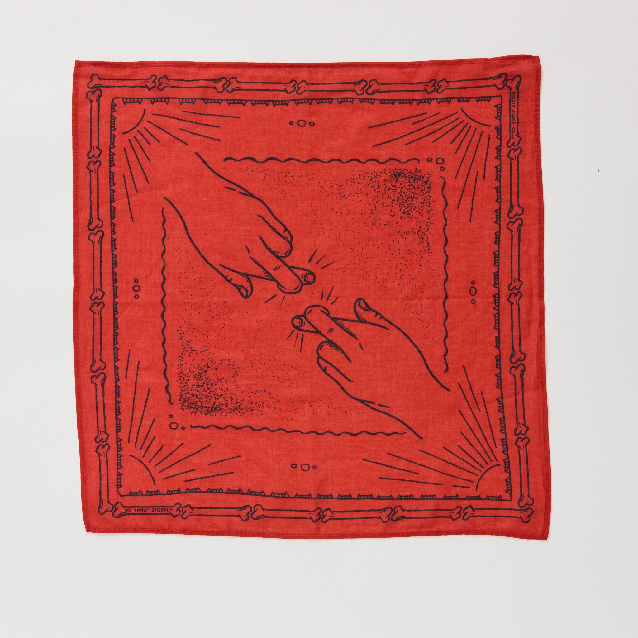 Ingrid Bandana Double Cross Red