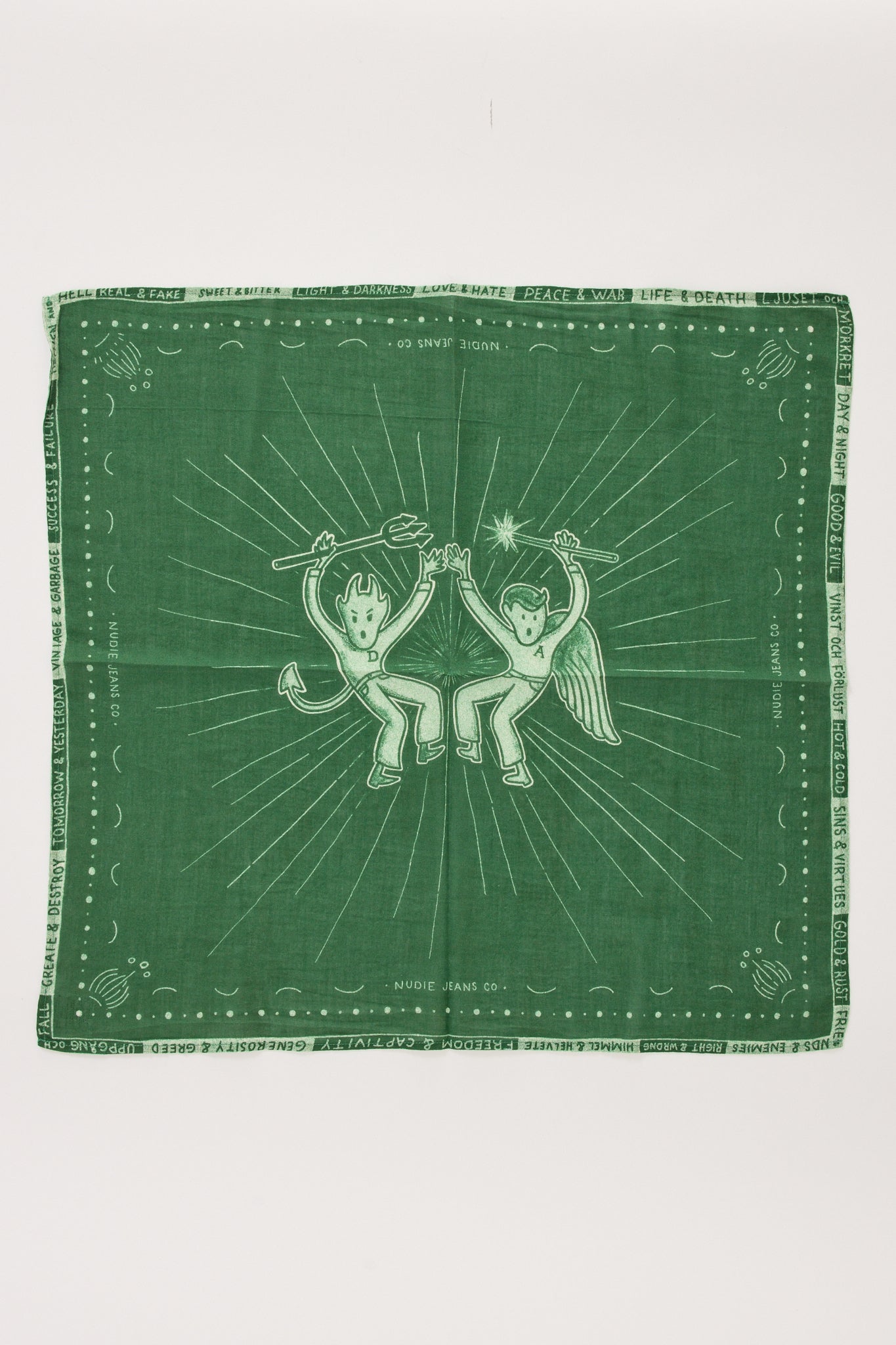 Ingrid Bandana Counterpoints Dark Green