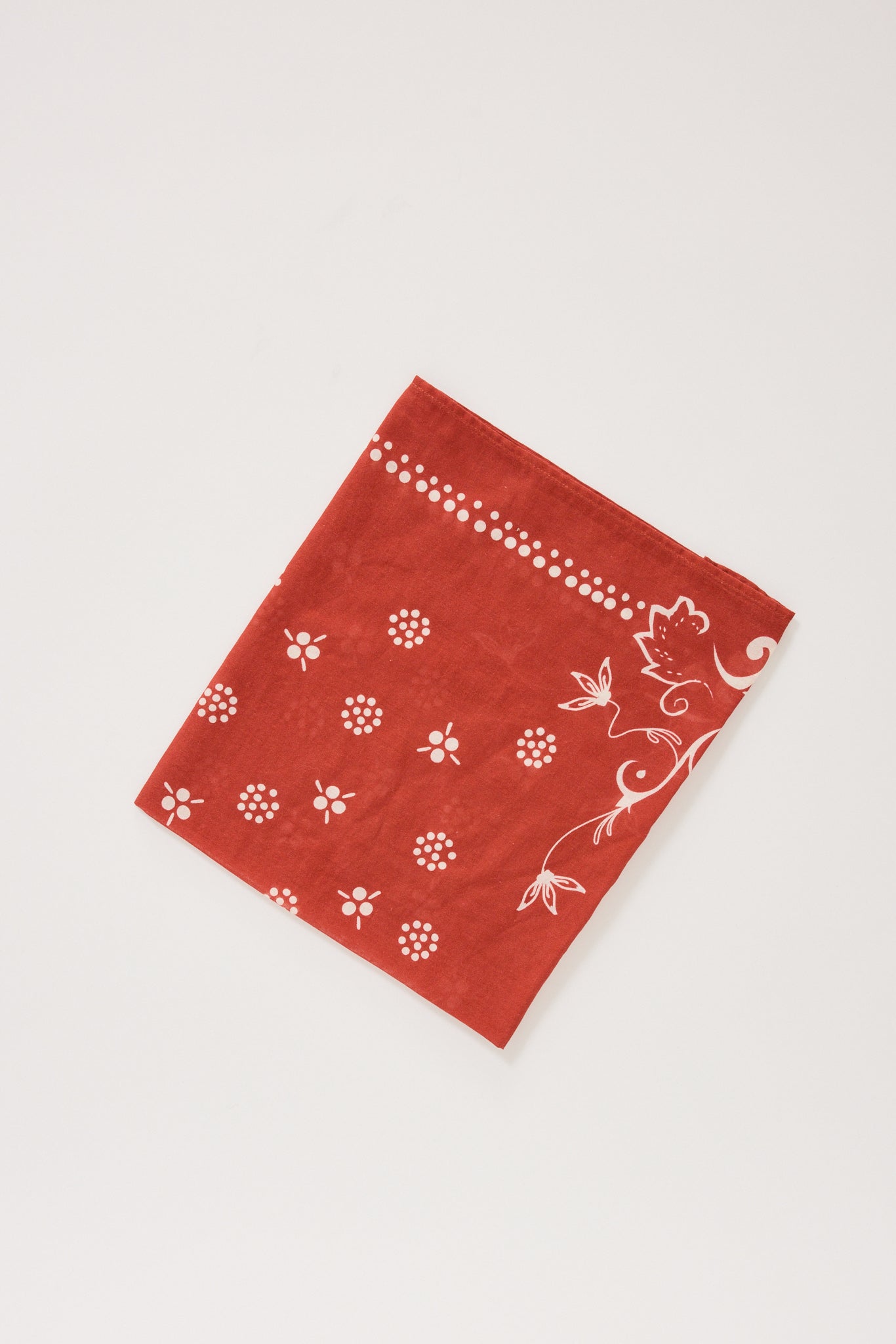 Nudie Jeans Co. | Ingrid Ornament Bandana Red | Maplestore