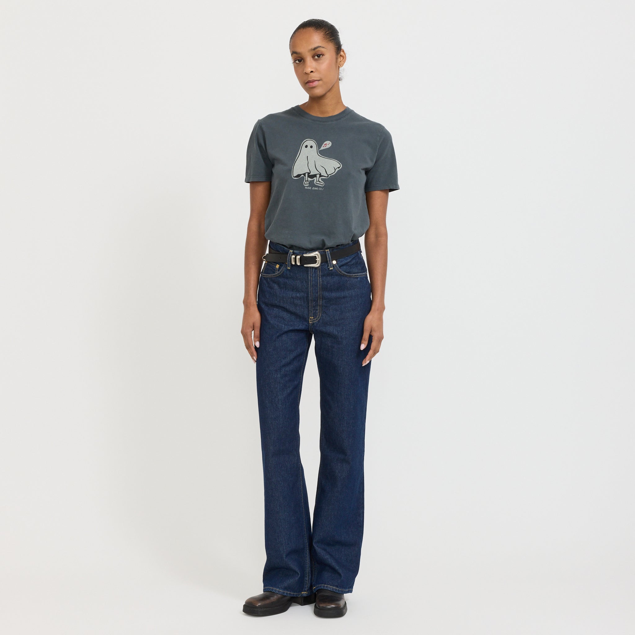 Joni Pale Ghost T-Shirt Antracite