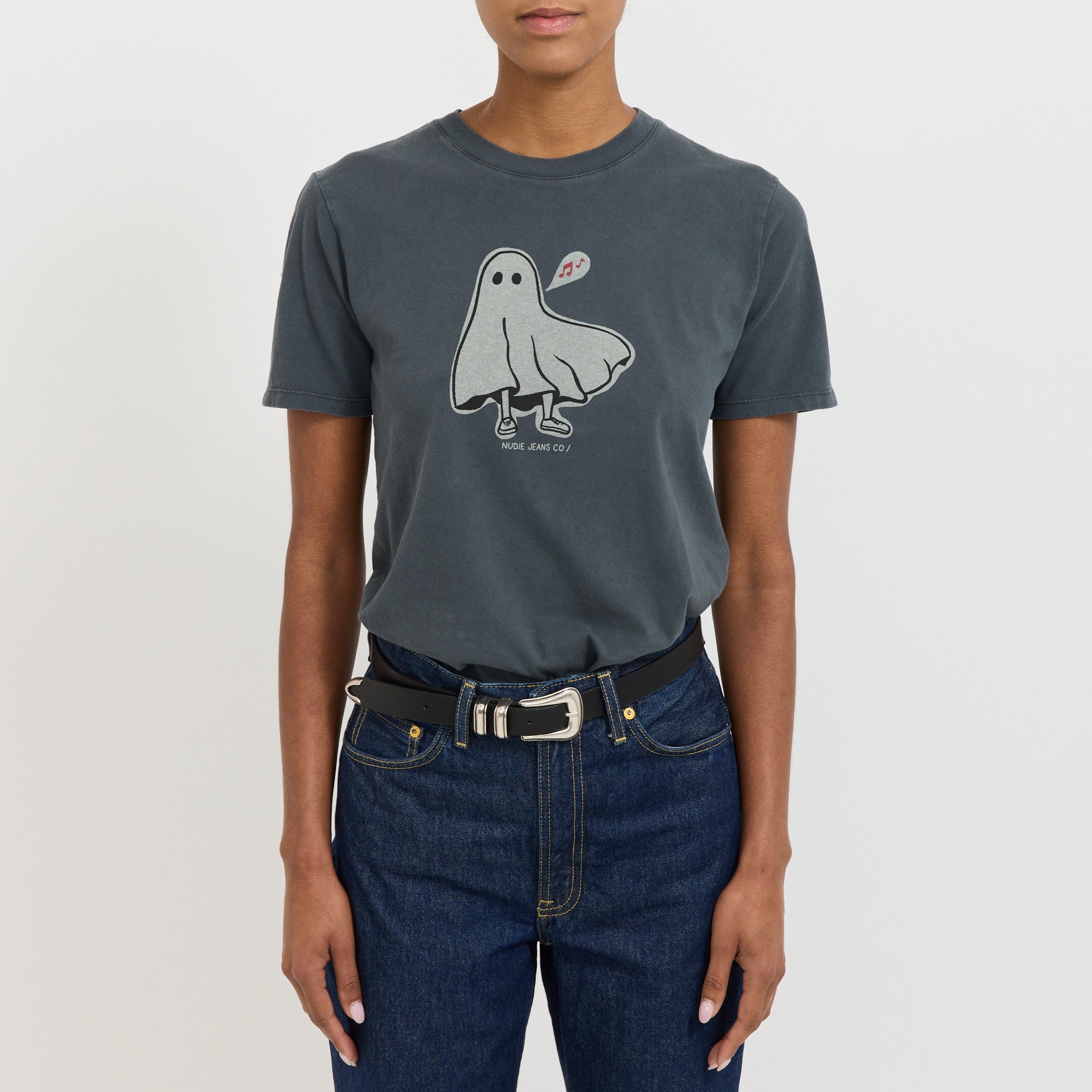 Joni Pale Ghost T-Shirt Antracite