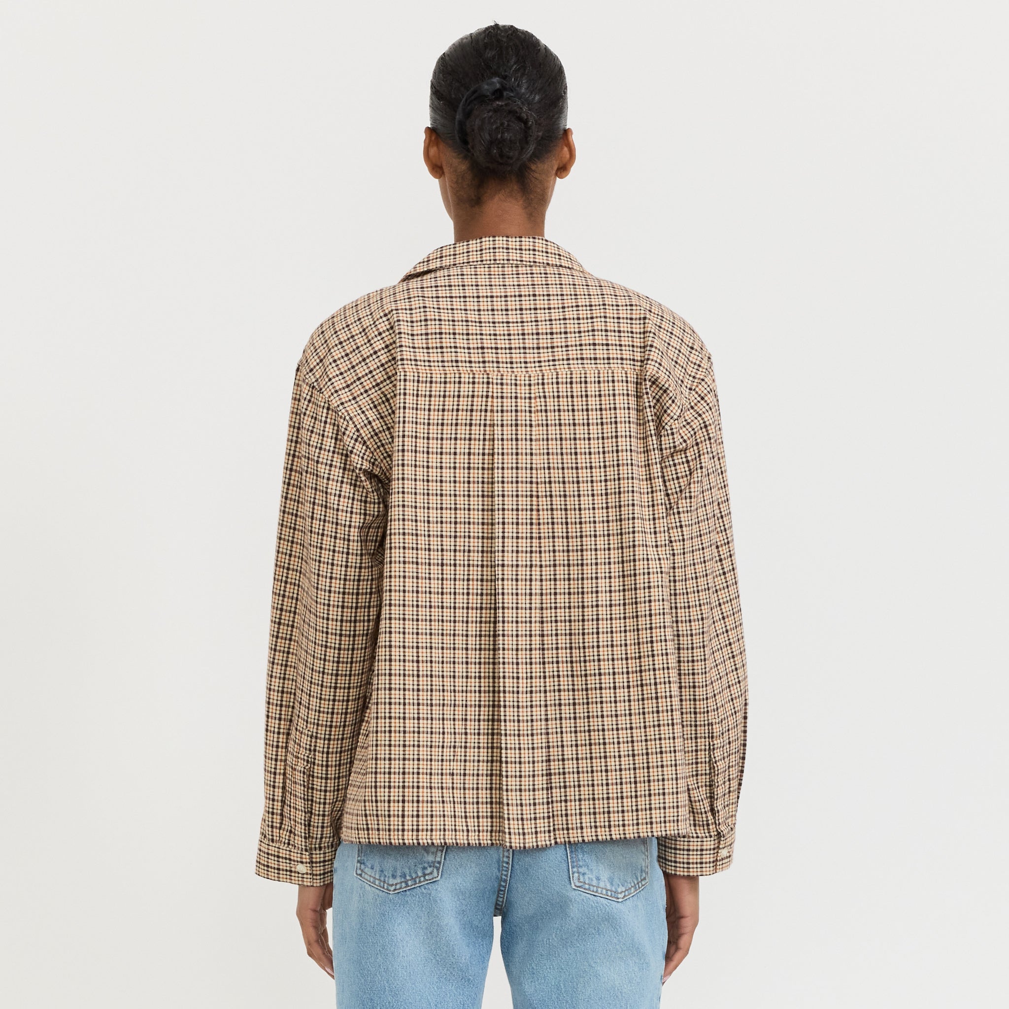 Juni Checkered Shirt Brown