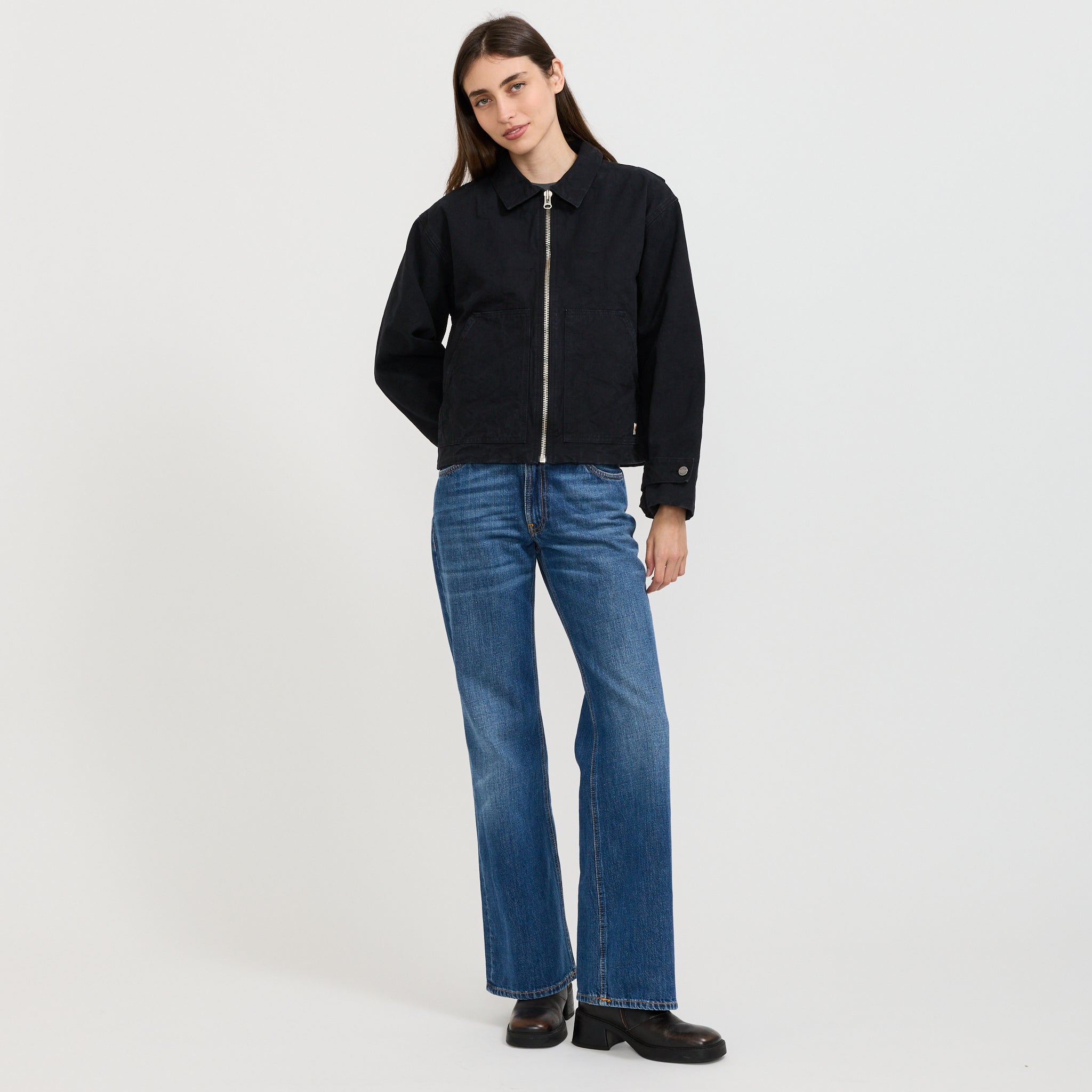 Lana Jacket Duck Canvas Black