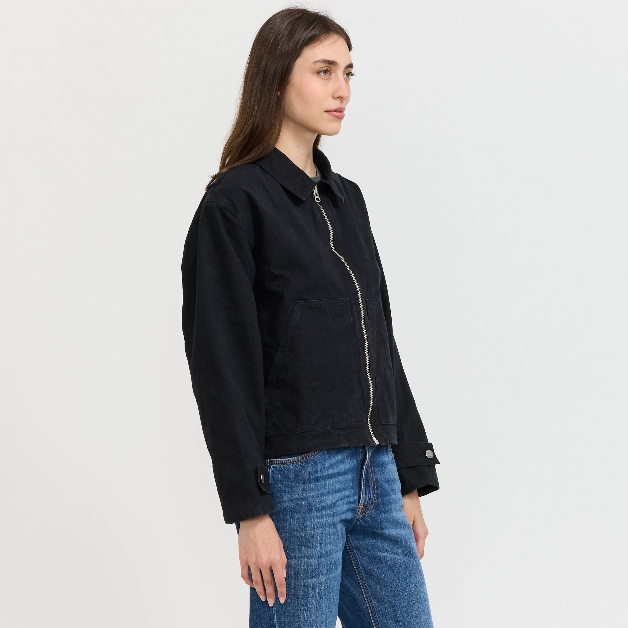 Lana Jacket Duck Canvas Black