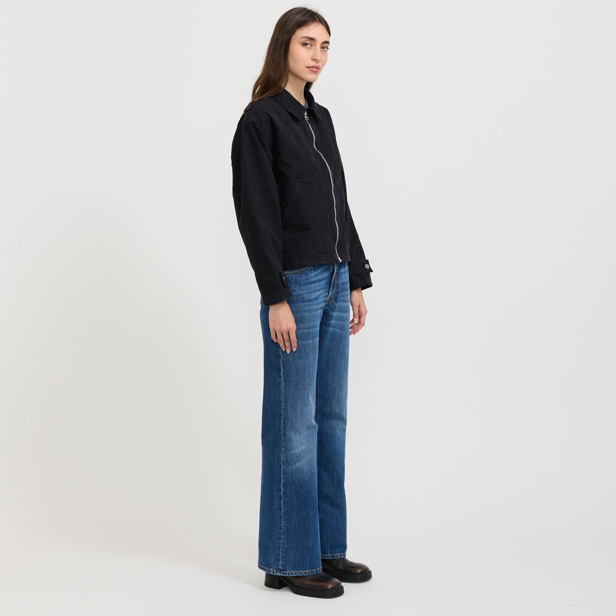 Lana Jacket Duck Canvas Black