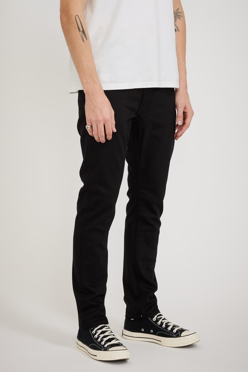 Nudie Jeans Co. Lean Dean Dry Ever Black | Maplestore