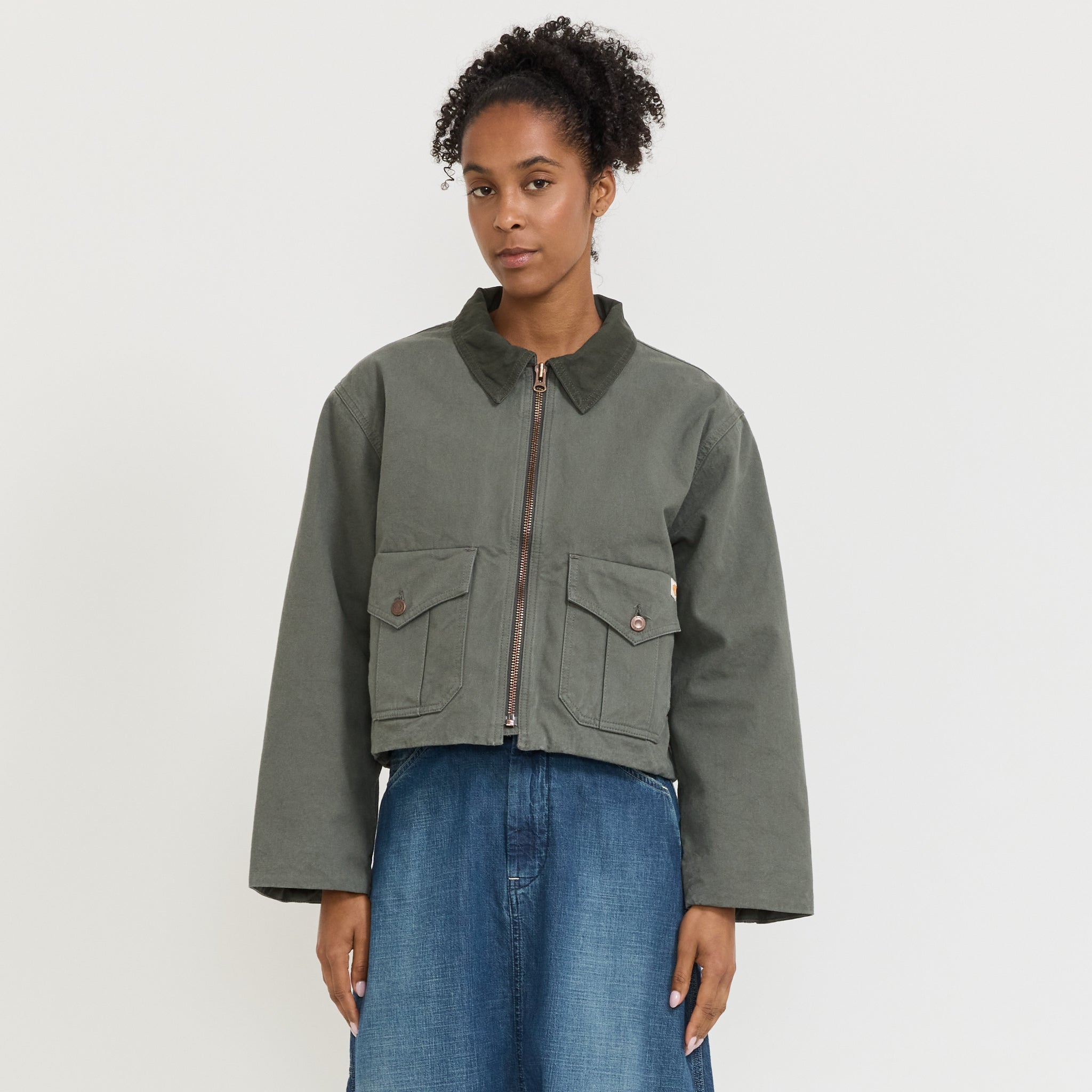 Molly Duck Canvas Jacket Green