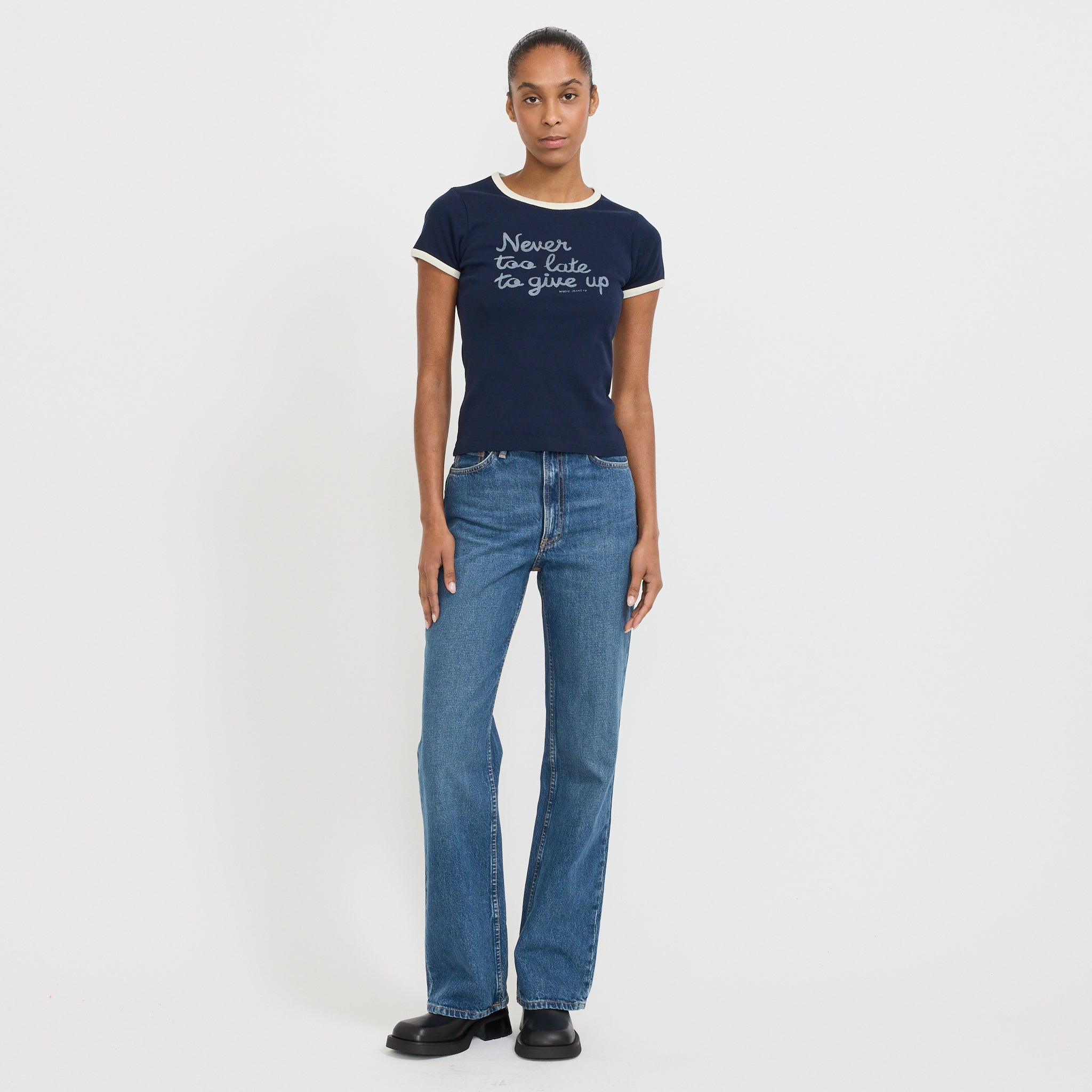 Eve Ringer Too Late T-Shirt Blueberry