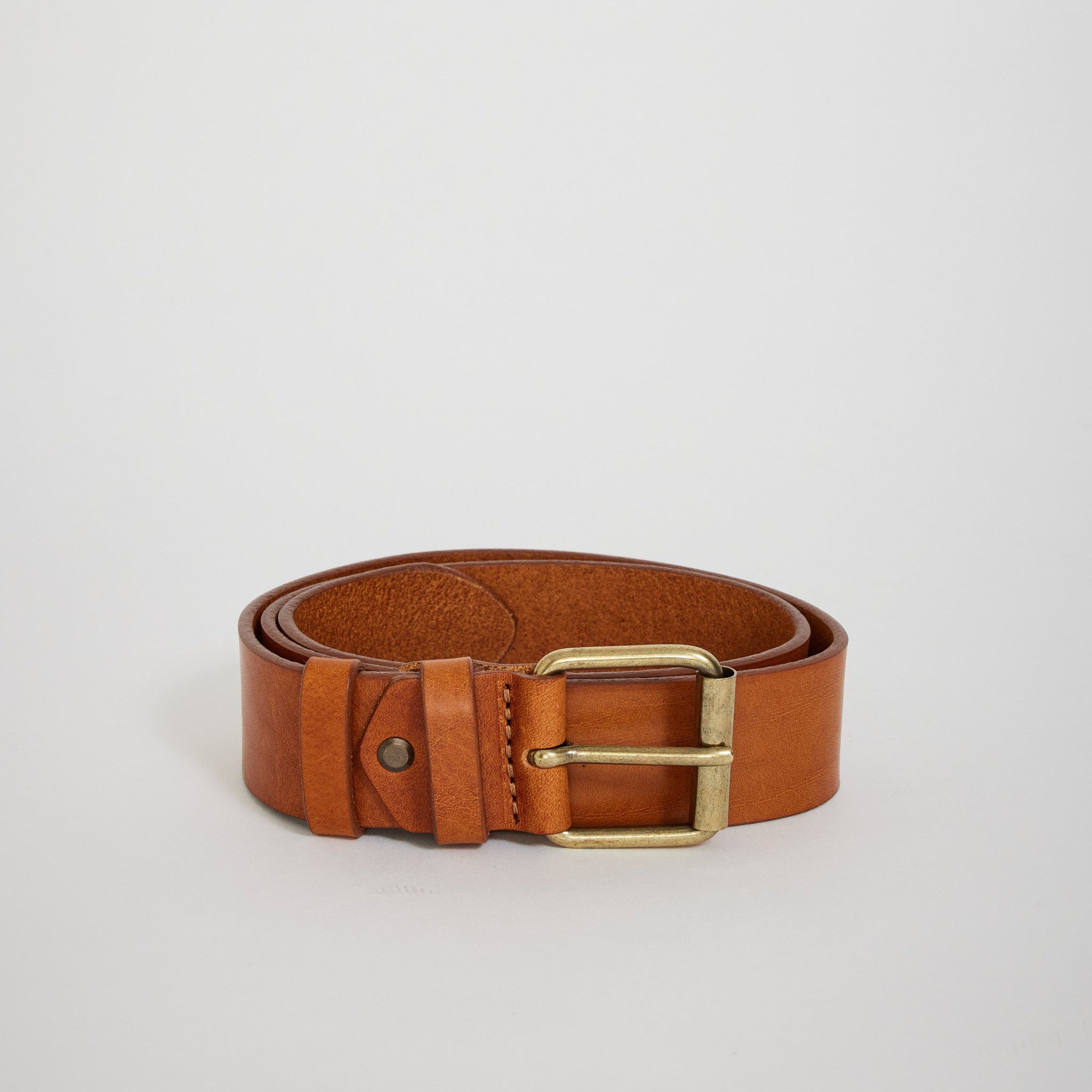 Pedersson Leather Belt Toffee Brown