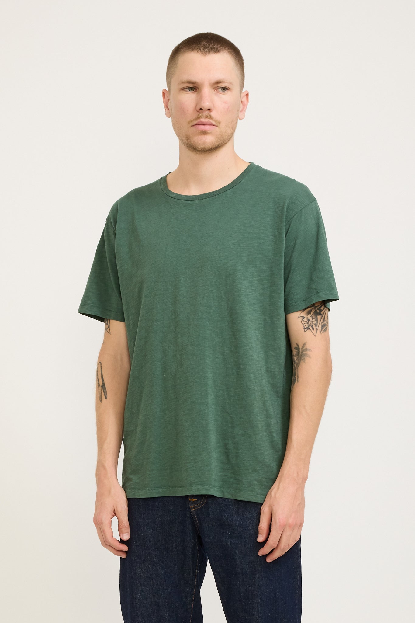 Nudie Jeans Co. | Roffe T-Shirt Dark Green | Maplestore