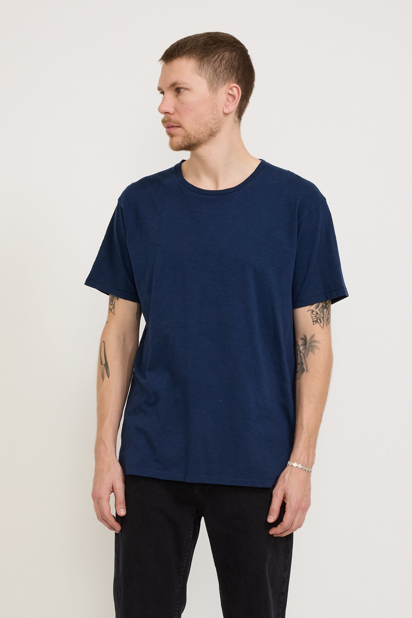 Nudie Jeans Co. | Roffe T-Shirt French Blue | Maplestore