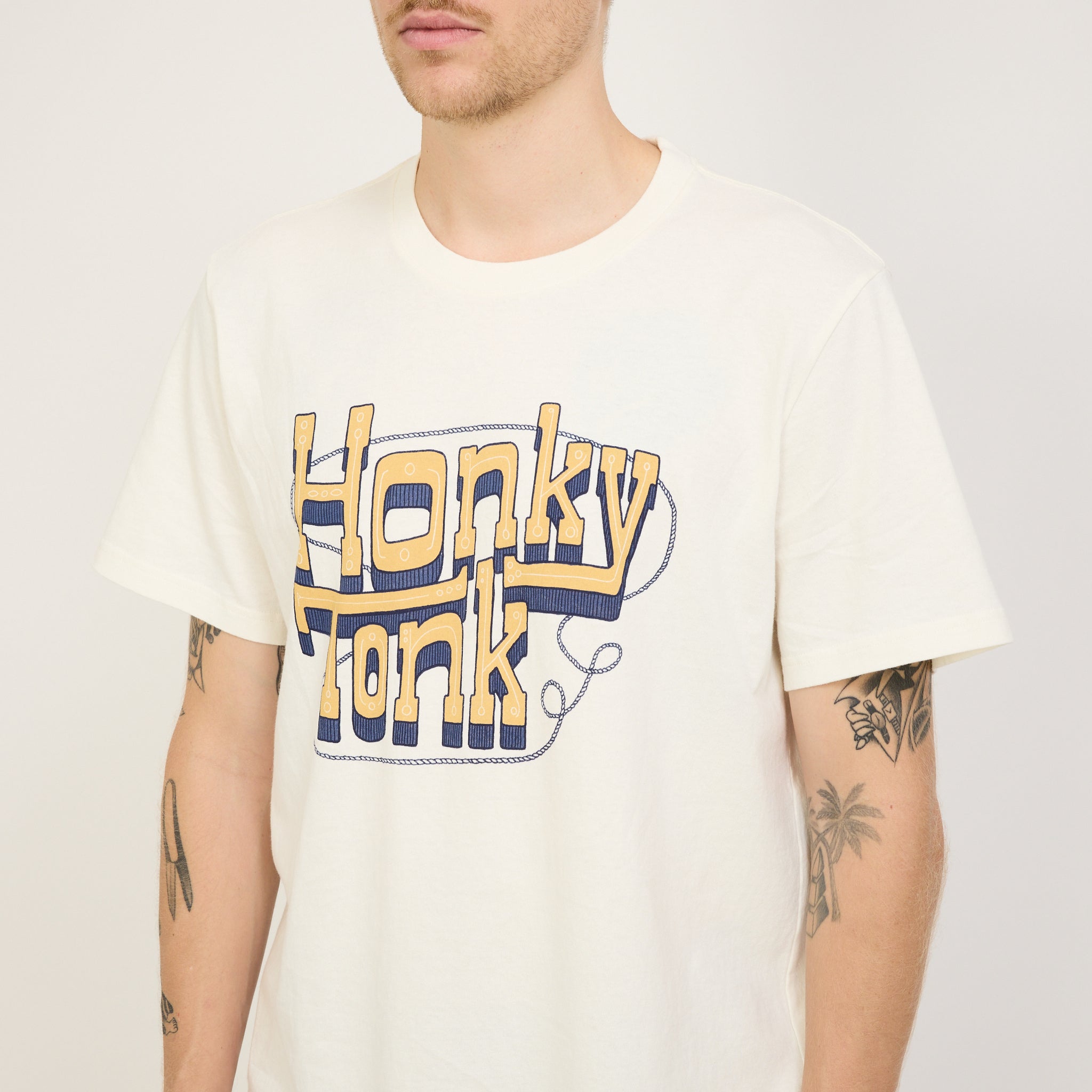 Roy Honky Tonk T-Shirt Ecru