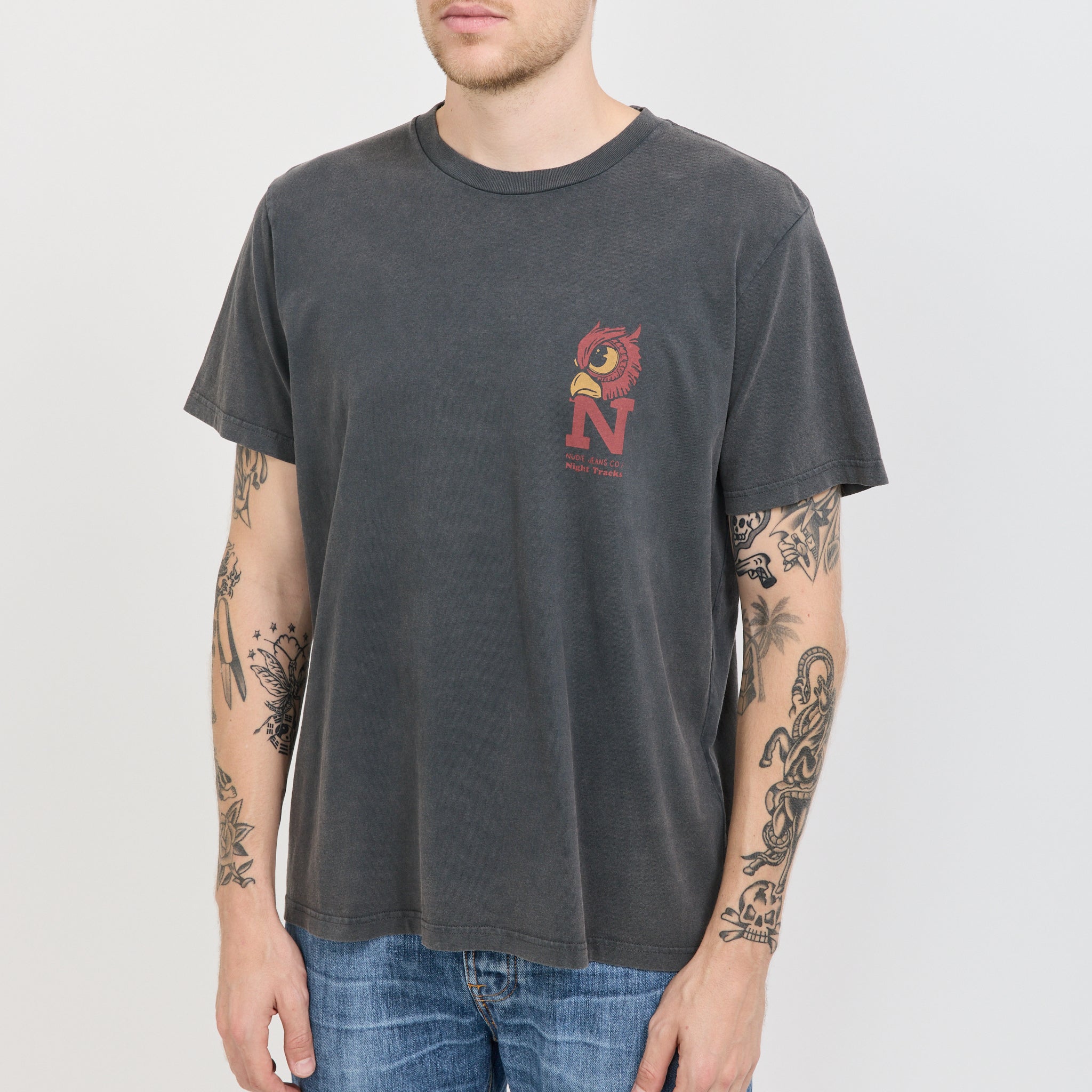 Roy Night Tracks T-Shirt Antracite