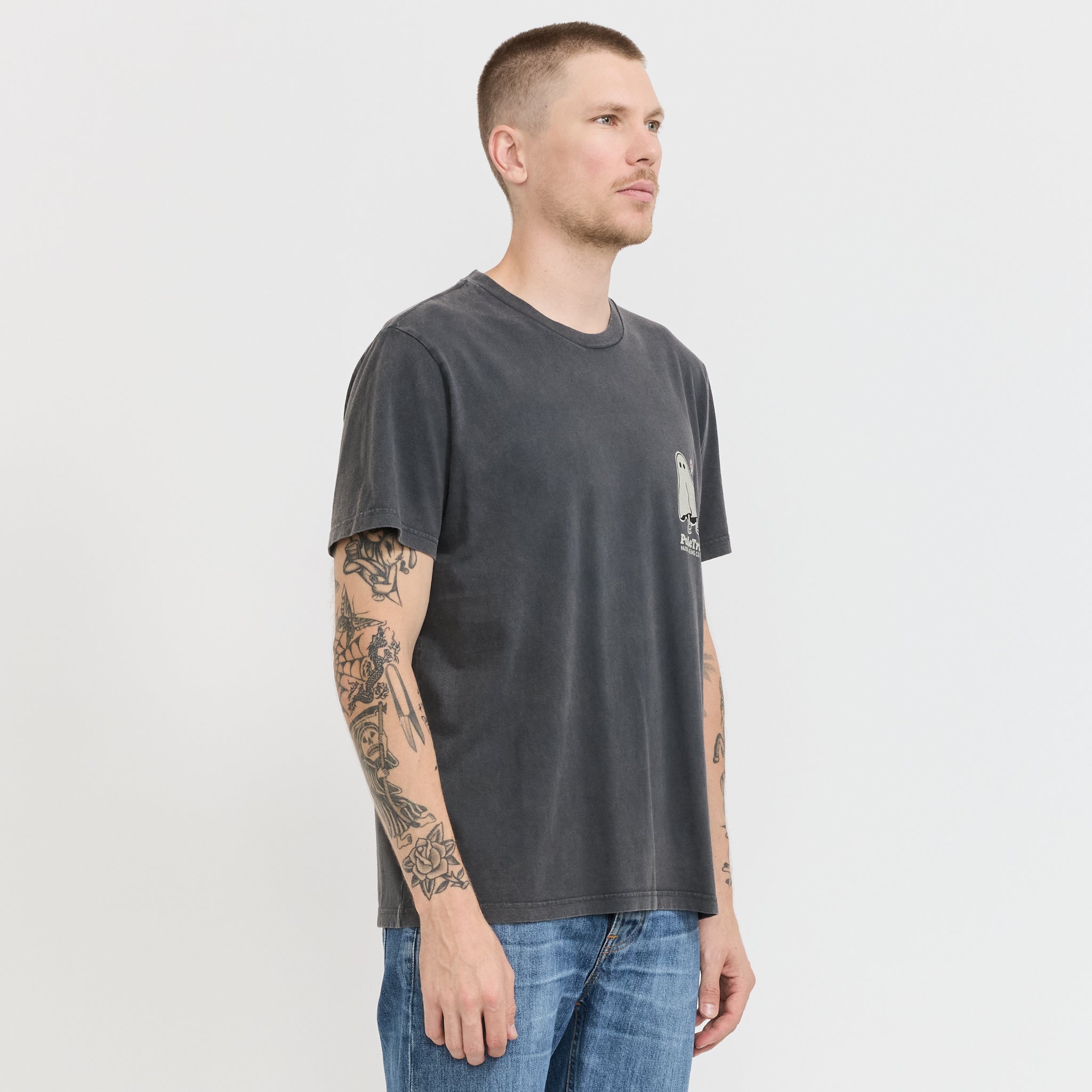 Roy Pale Tracks T-Shirt Antracite