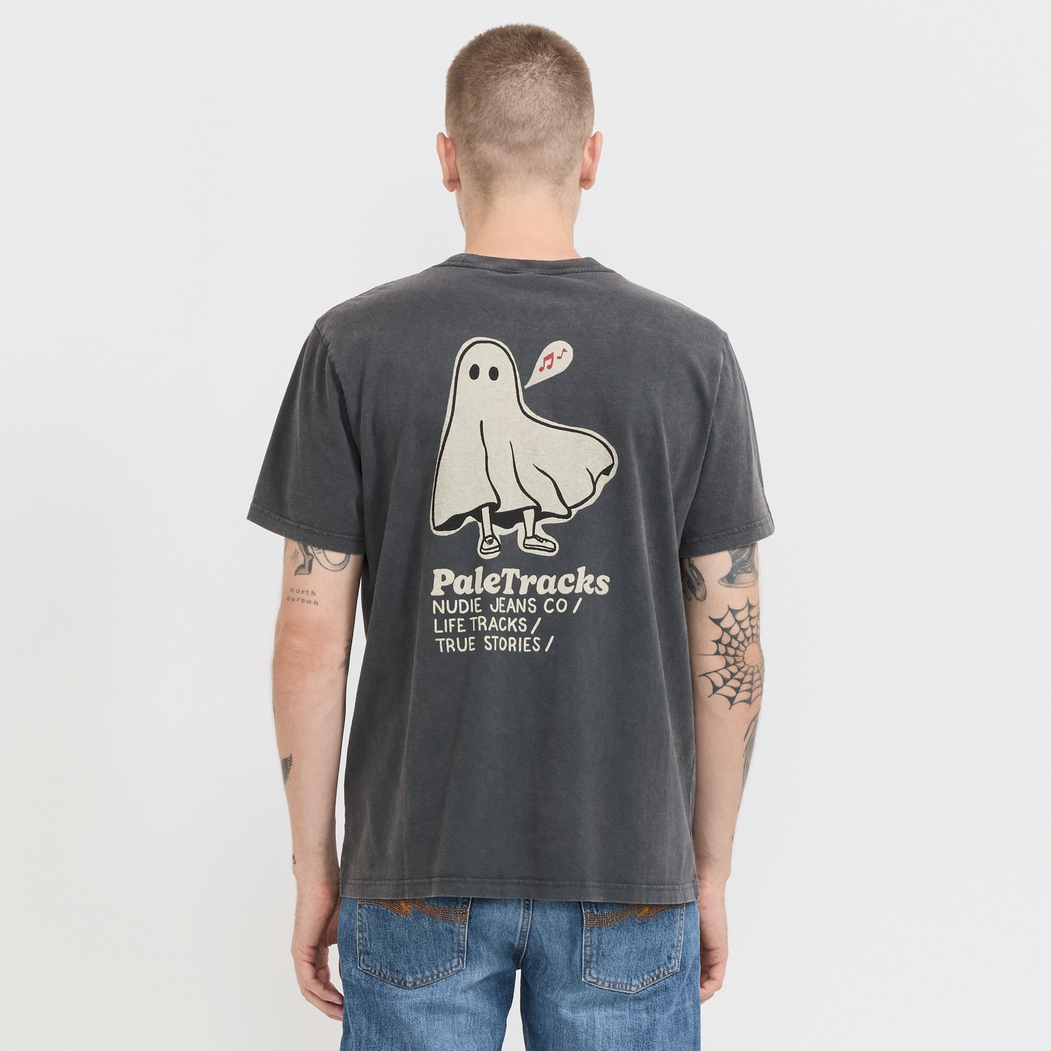 Roy Pale Tracks T-Shirt Antracite