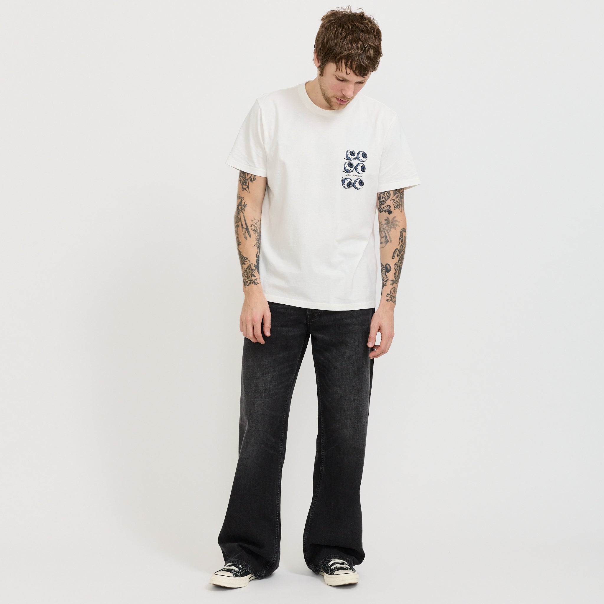 Roy T-Shirt Wall Crack Chalk White