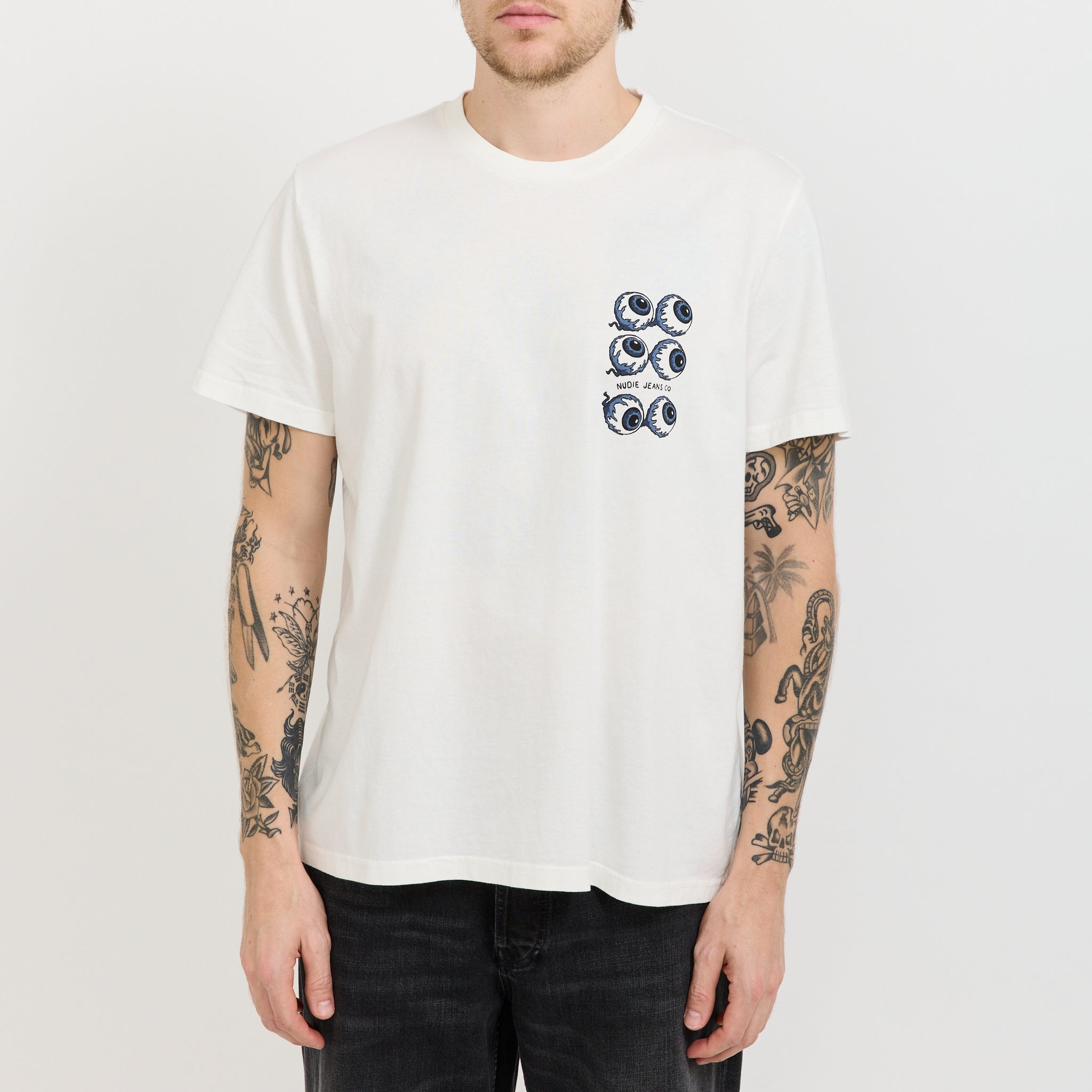 Roy T-Shirt Wall Crack Chalk White