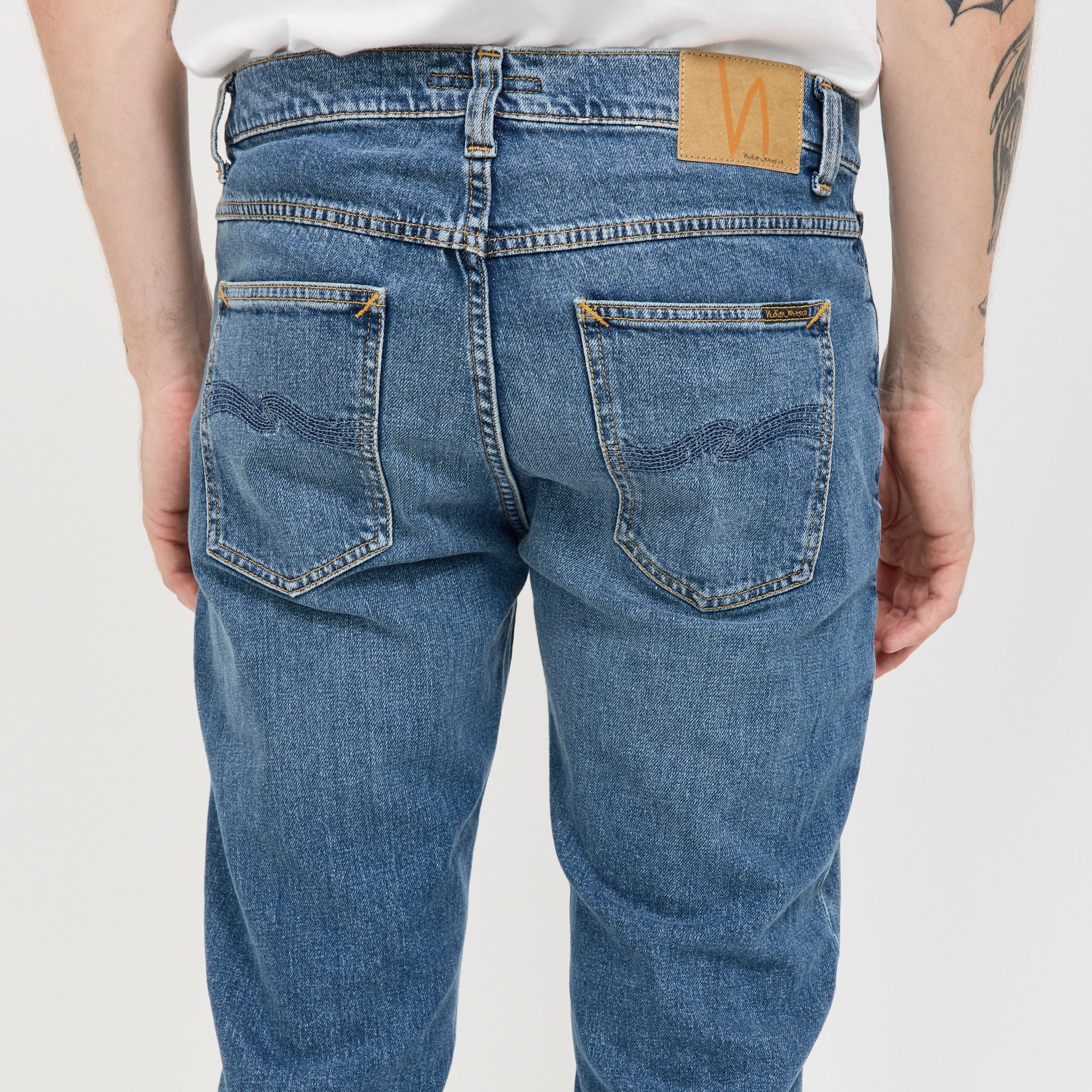 Nudie Jeans Co. | Solid Ollie Blue Blur | Maplestore
