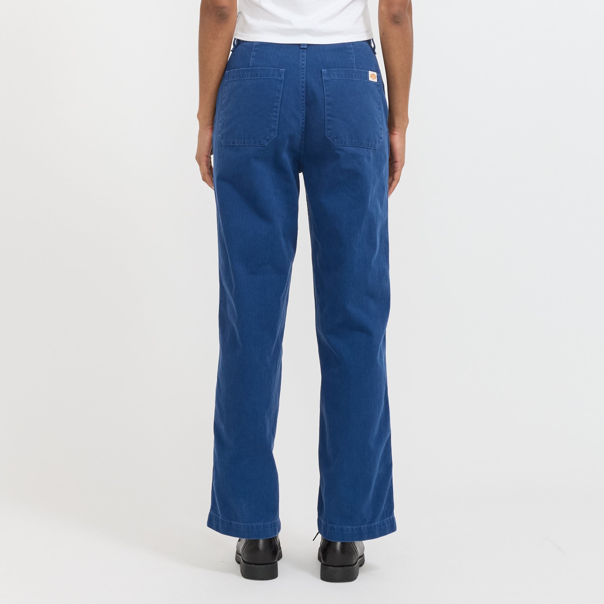 Nudie Jeans Co. | Wendy Herringbone Denim Pants Blue | Maplestore