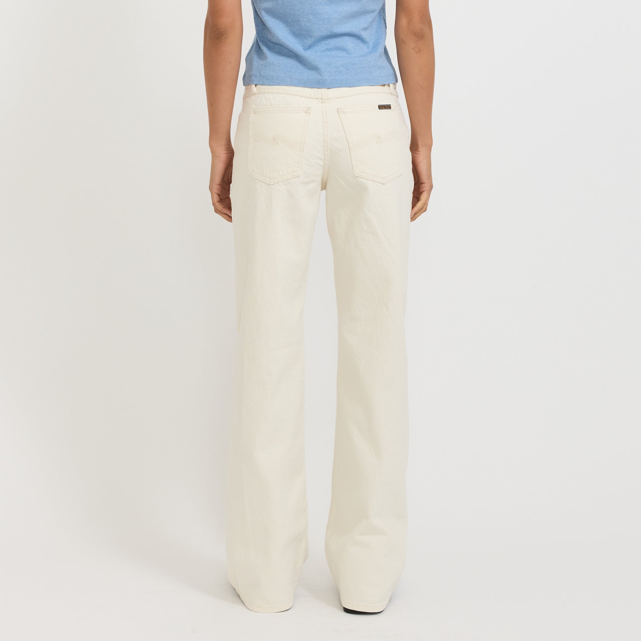 Nudie Jeans Co. | Wide Heidi Ivory | Maplestore