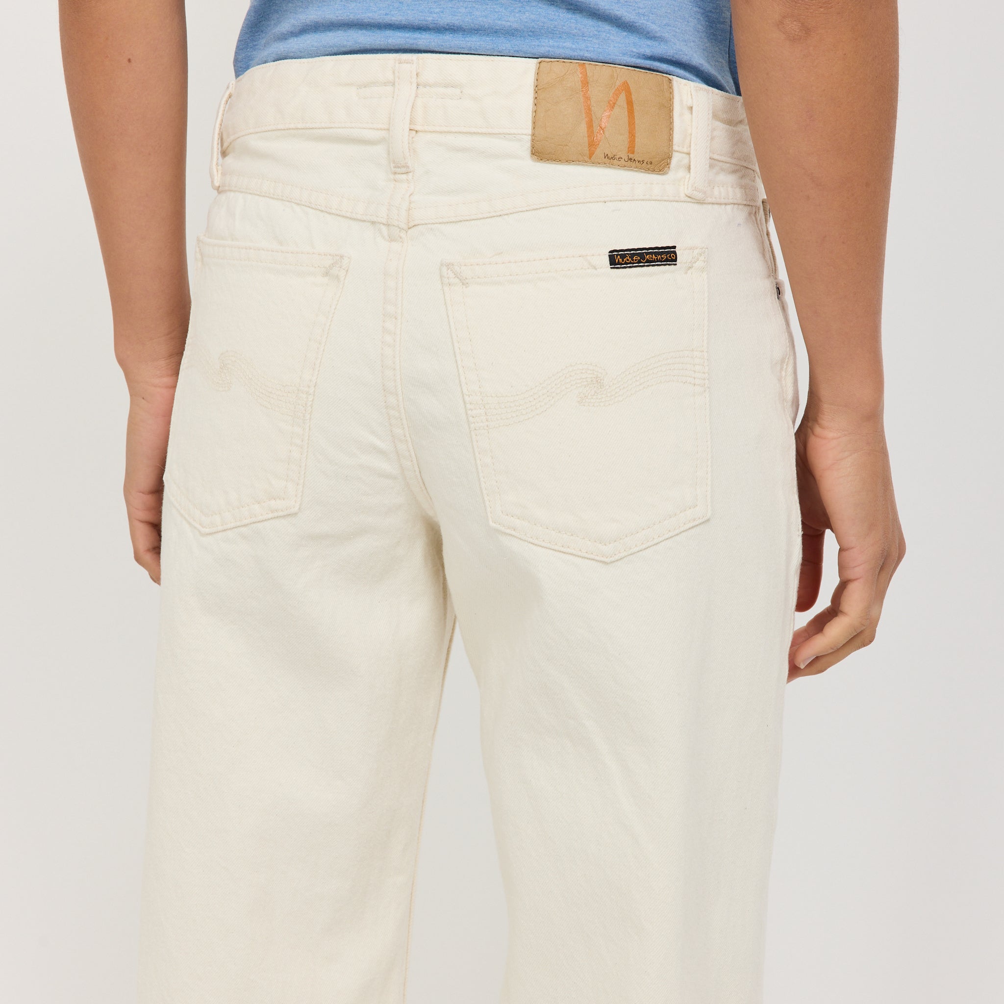 Nudie Jeans Co. | Wide Heidi Ivory | Maplestore