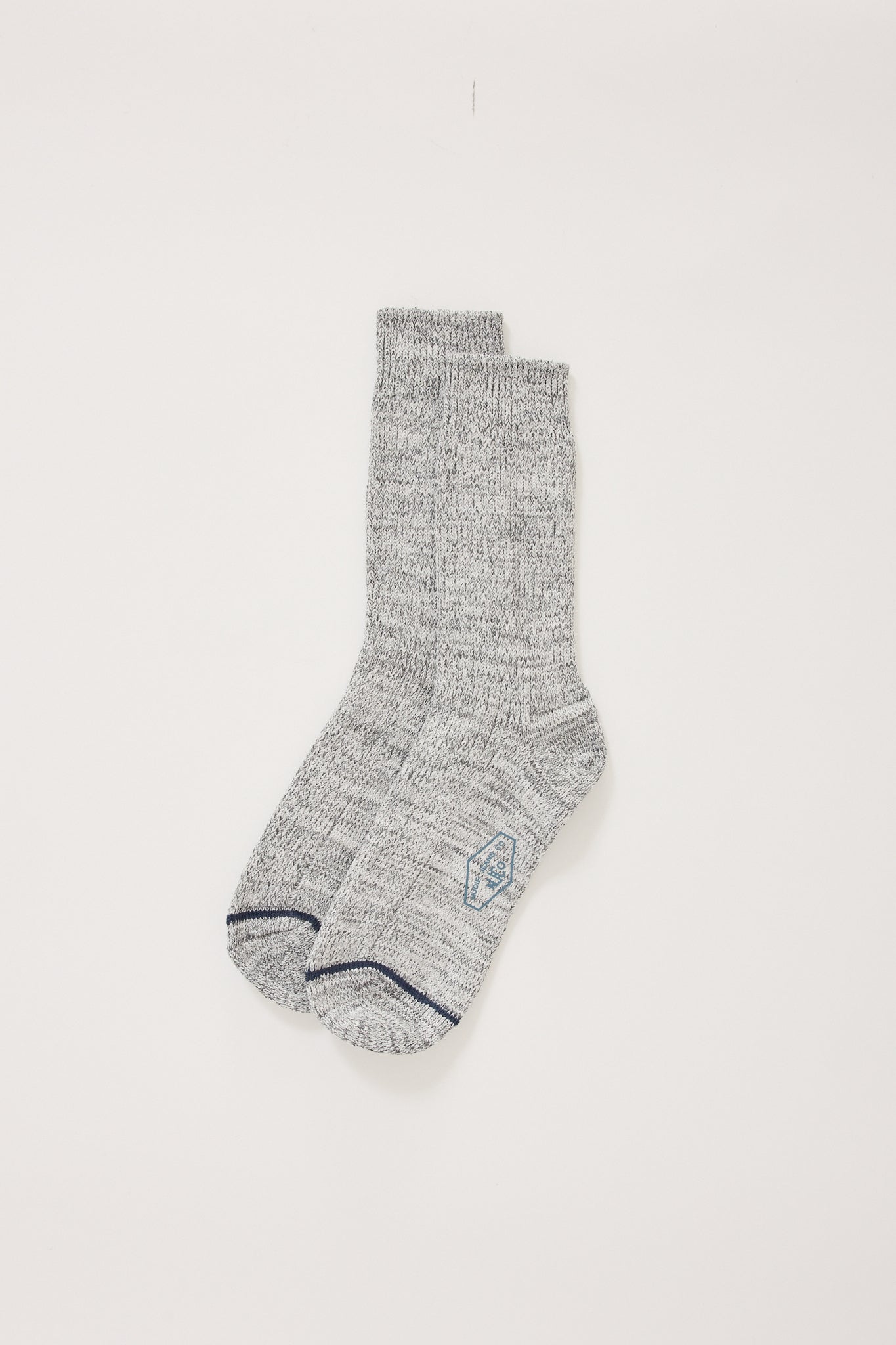 Women Chunky Socks Grey Melange