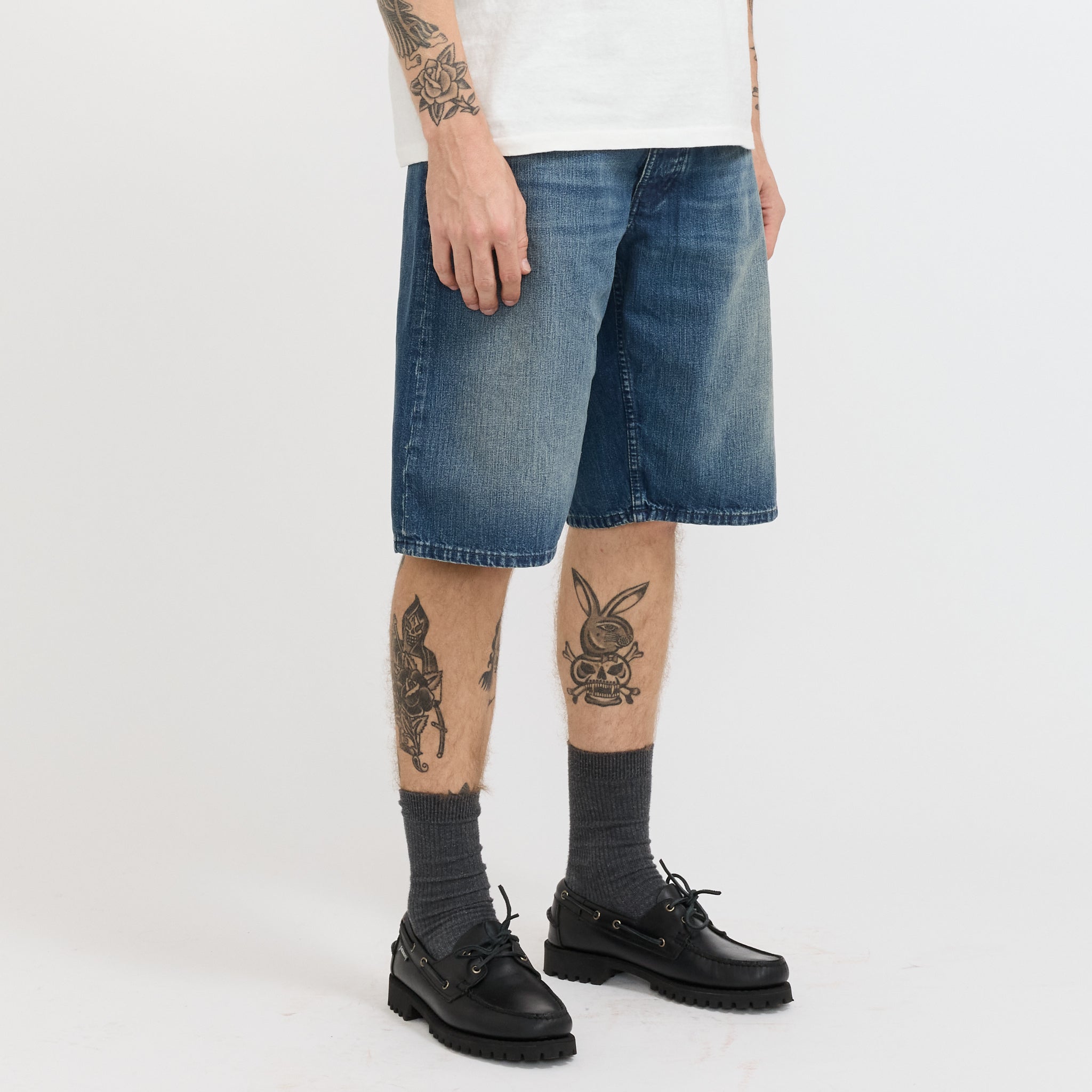 Zeb Denim Shorts Blue Painter